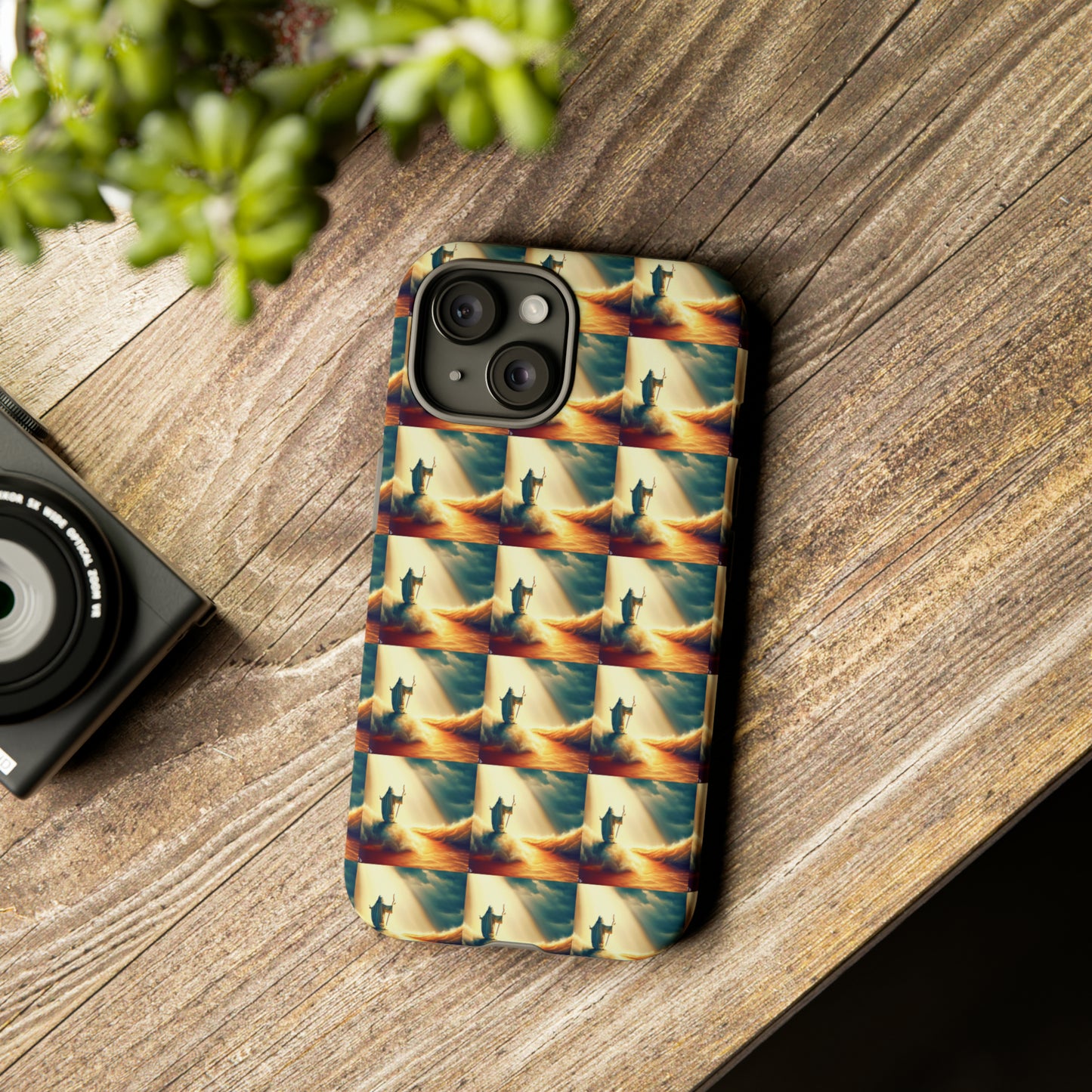 AImagination Collection iPhone Tough Case - "Parting the Sea" - The God Ball Originals by Chris Rabalais (2024)