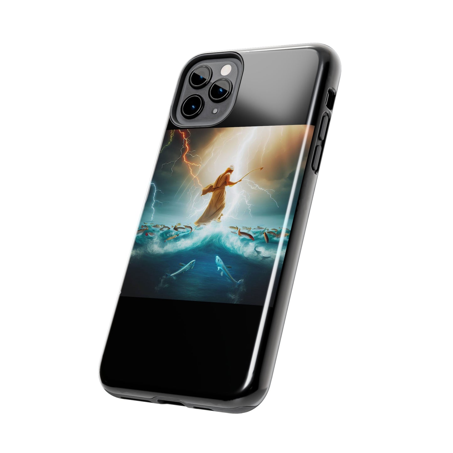 AImagination Collection iPhone Tough Case - "Fishing" - The God Ball Originals by Chris Rabalais (2024)
