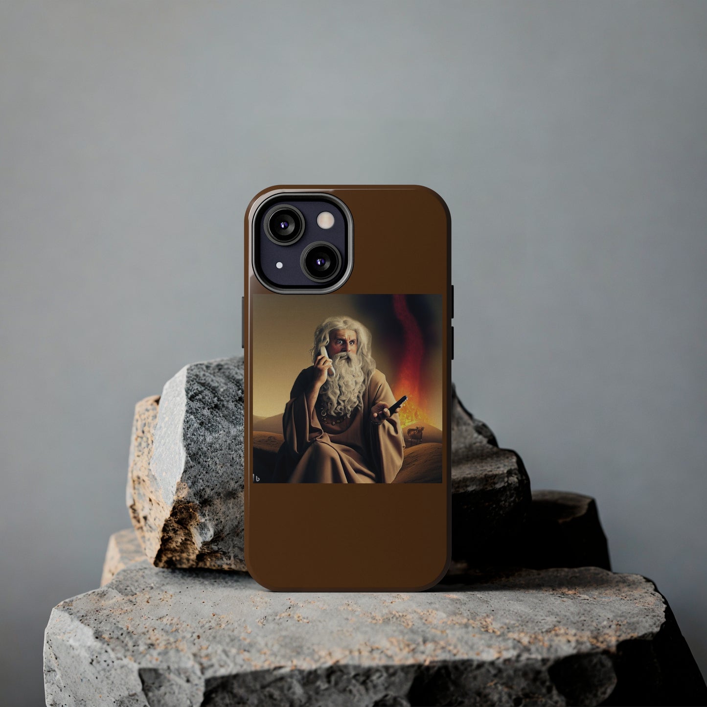 AImagination Collection iPhone Tough Case - "Warning Ignored" - The God Ball Originals by Chris Rabalais (2024)