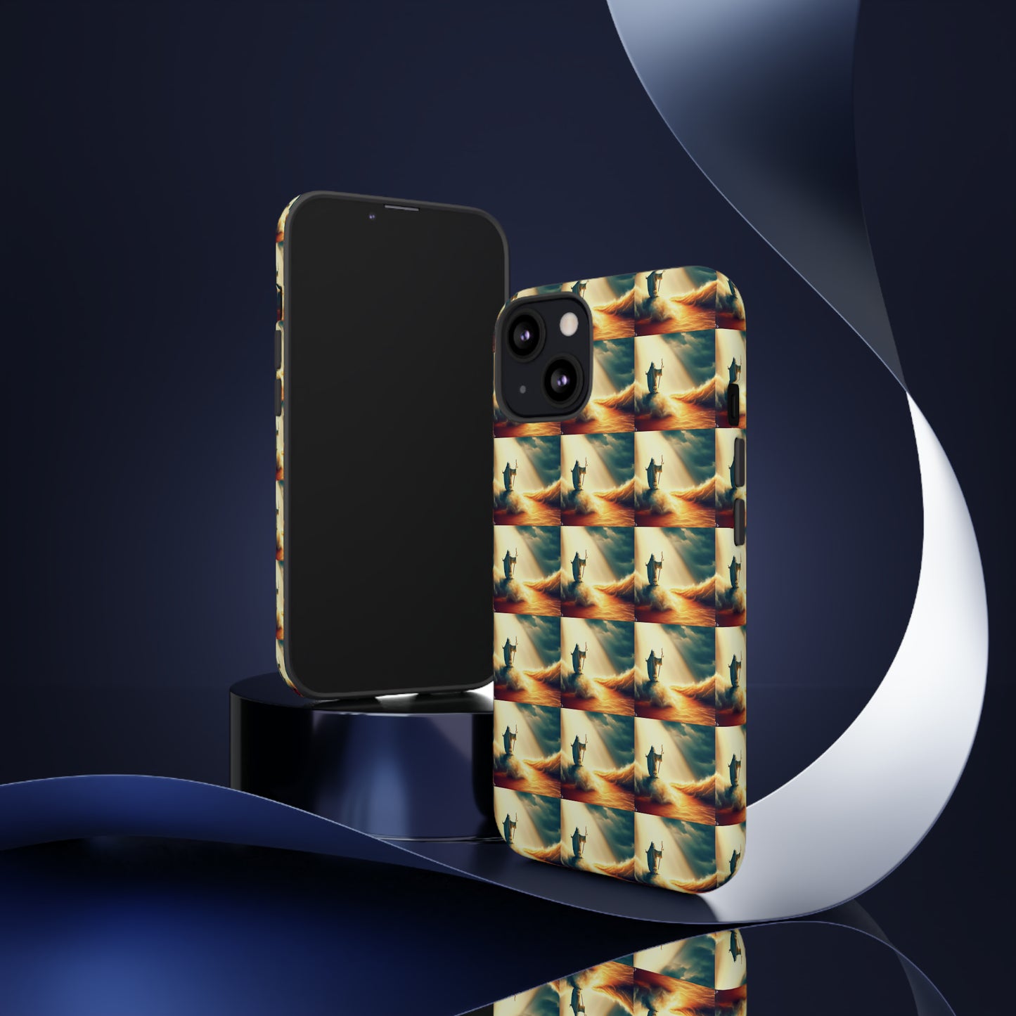 AImagination Collection iPhone Tough Case - "Parting the Sea" - The God Ball Originals by Chris Rabalais (2024)