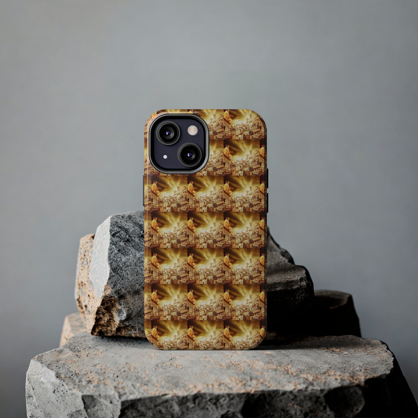 AImagination Collection Apple iPhone Tough Case - "The Golden Kingdom" - The God Ball Originals by Chris Rabalais