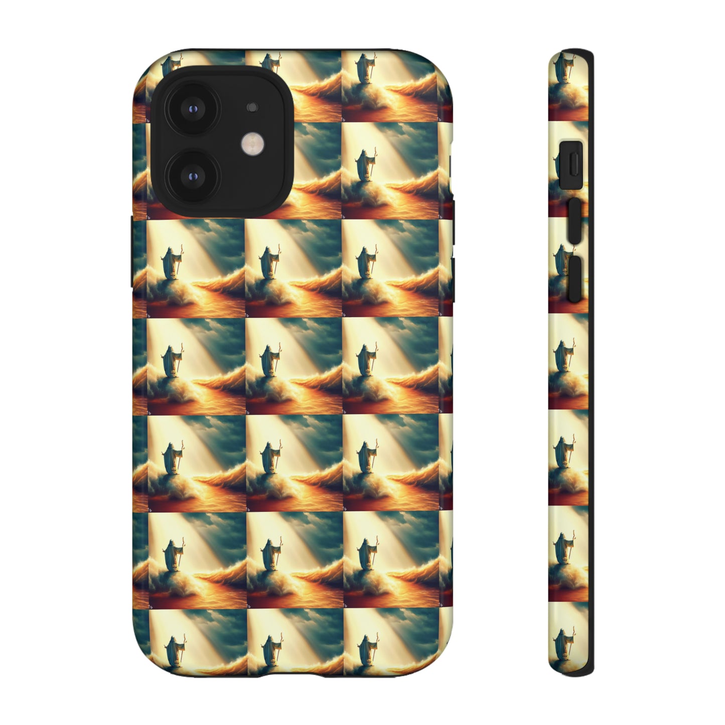 AImagination Collection iPhone Tough Case - "Parting the Sea" - The God Ball Originals by Chris Rabalais (2024)