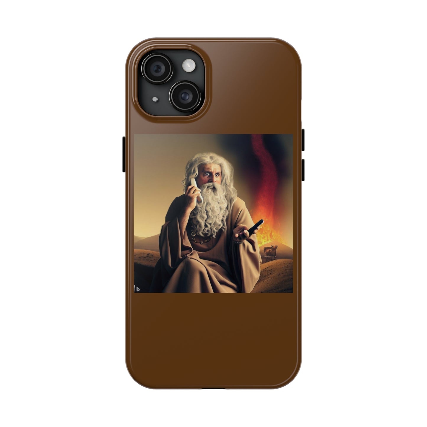 AImagination Collection iPhone Tough Case - "Warning Ignored" - The God Ball Originals by Chris Rabalais (2024)
