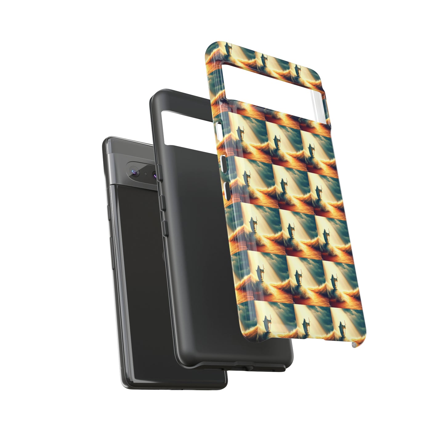 AImagination Collection iPhone Tough Case - "Parting the Sea" - The God Ball Originals by Chris Rabalais (2024)