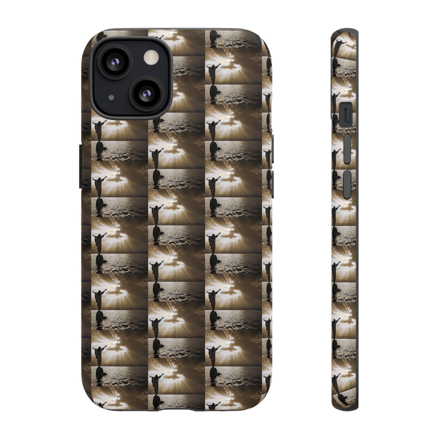 AImagination Collection iPhone Tough Case - "Here I Am" - The God Ball Originals by Chris Rabalais (2024)