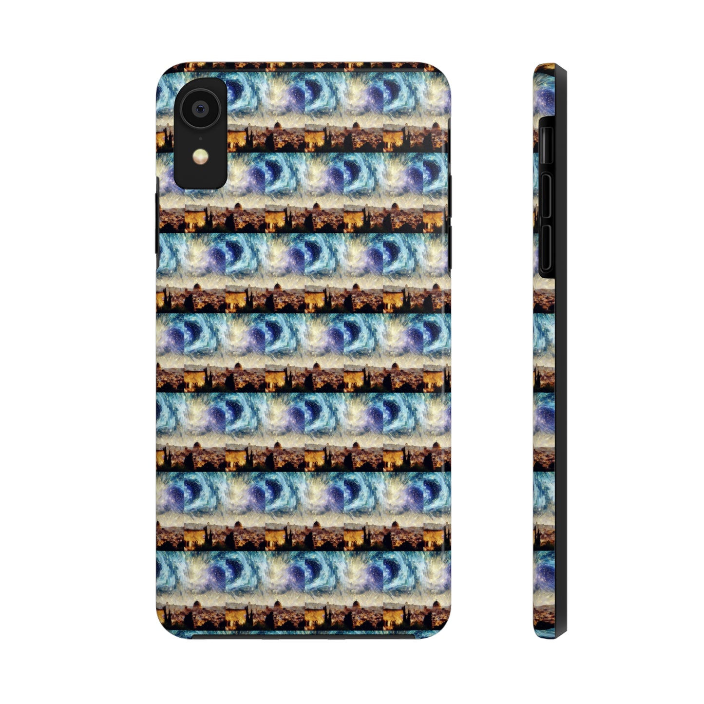 AImagination Collection iPhone Tough Case - "Starry Jerusalem" - The God Ball Originals by Chris Rabalais (2024)