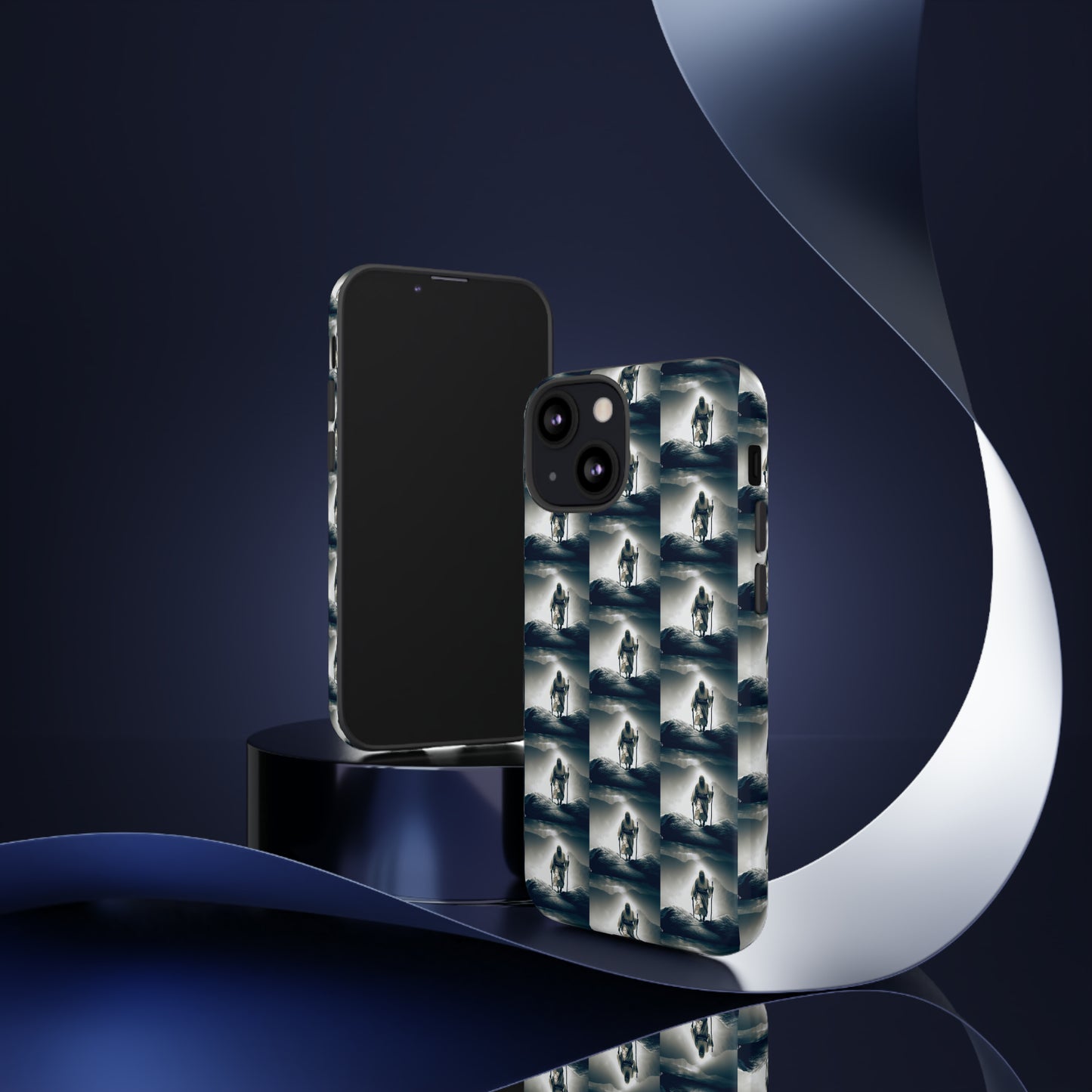AImagination Collection iPhone Tough Case - "The Walk" - The God Ball Originals by Chris Rabalais (2024)