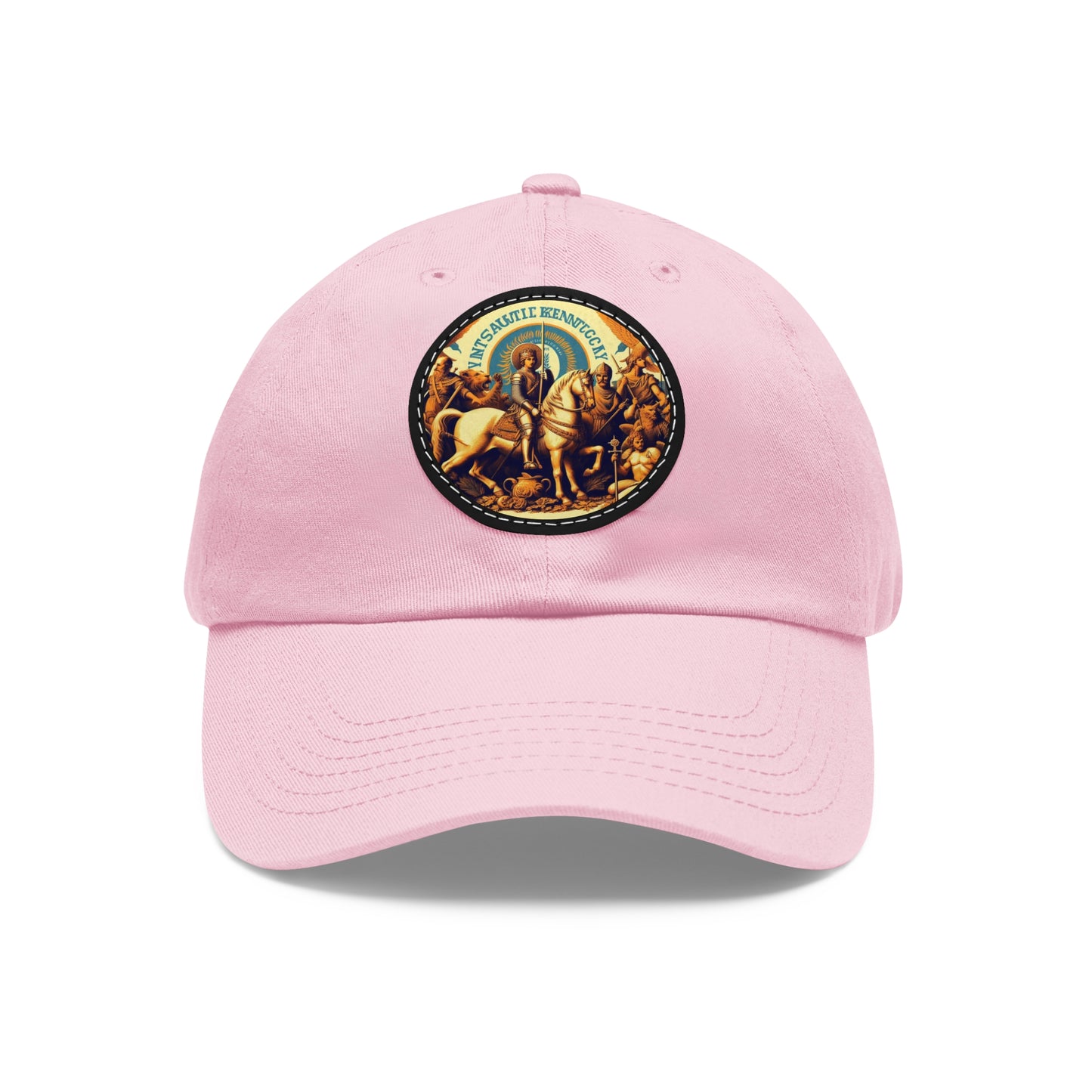 Kentucky Vintage Christian Crusader Campaign Hat - Chino Twill Leather Logo - 100% Charity - The God Vote Collection by Chris Rabalais