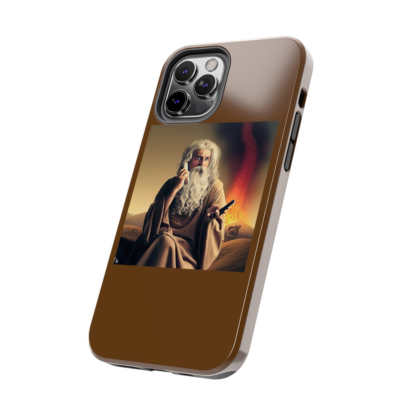 AImagination Collection iPhone Tough Case - "Warning Ignored" - The God Ball Originals by Chris Rabalais (2024)