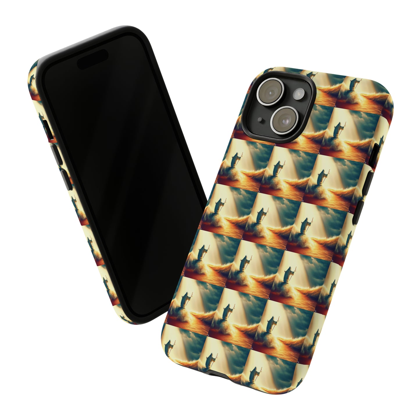 AImagination Collection iPhone Tough Case - "Parting the Sea" - The God Ball Originals by Chris Rabalais (2024)