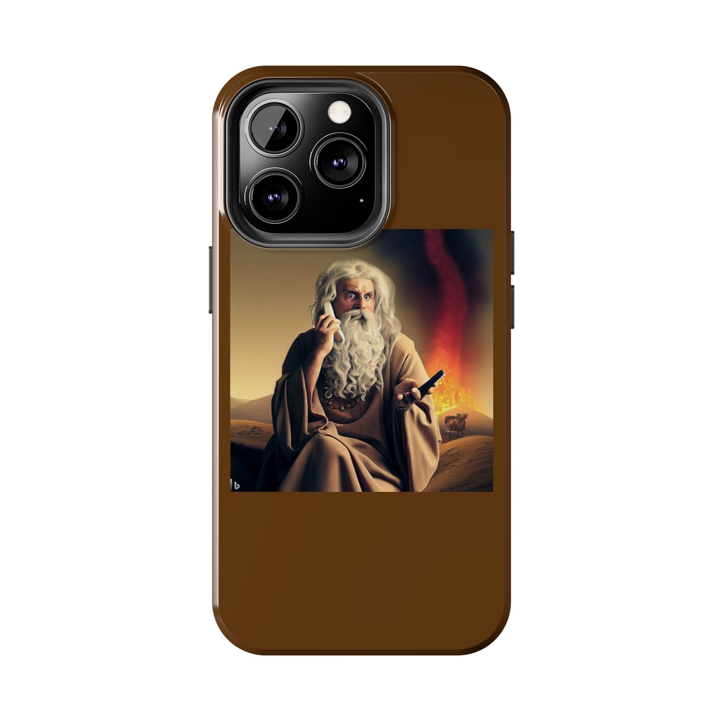 AImagination Collection iPhone Tough Case - "Warning Ignored" - The God Ball Originals by Chris Rabalais (2024)