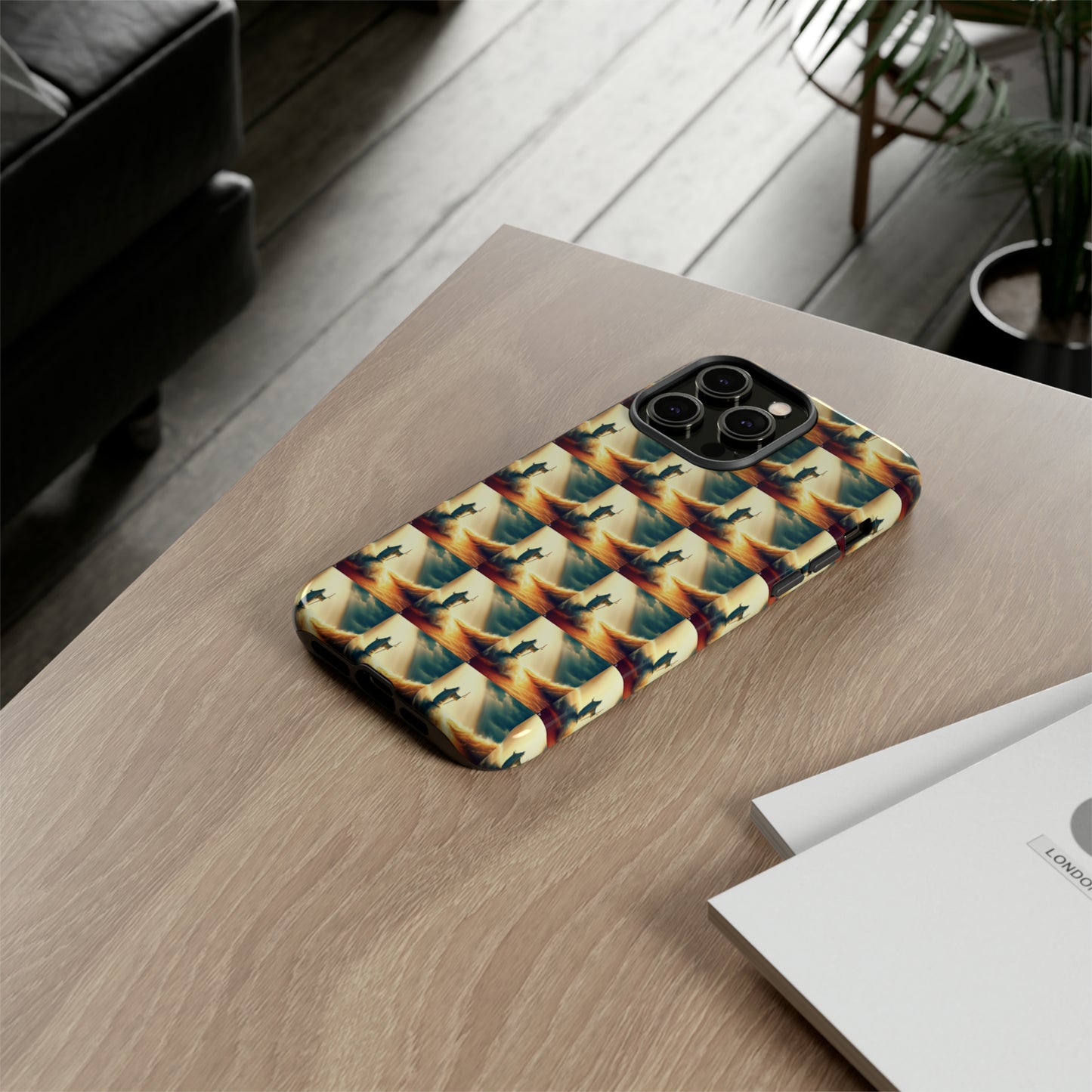 AImagination Collection iPhone Tough Case - "Parting the Sea" - The God Ball Originals by Chris Rabalais (2024)