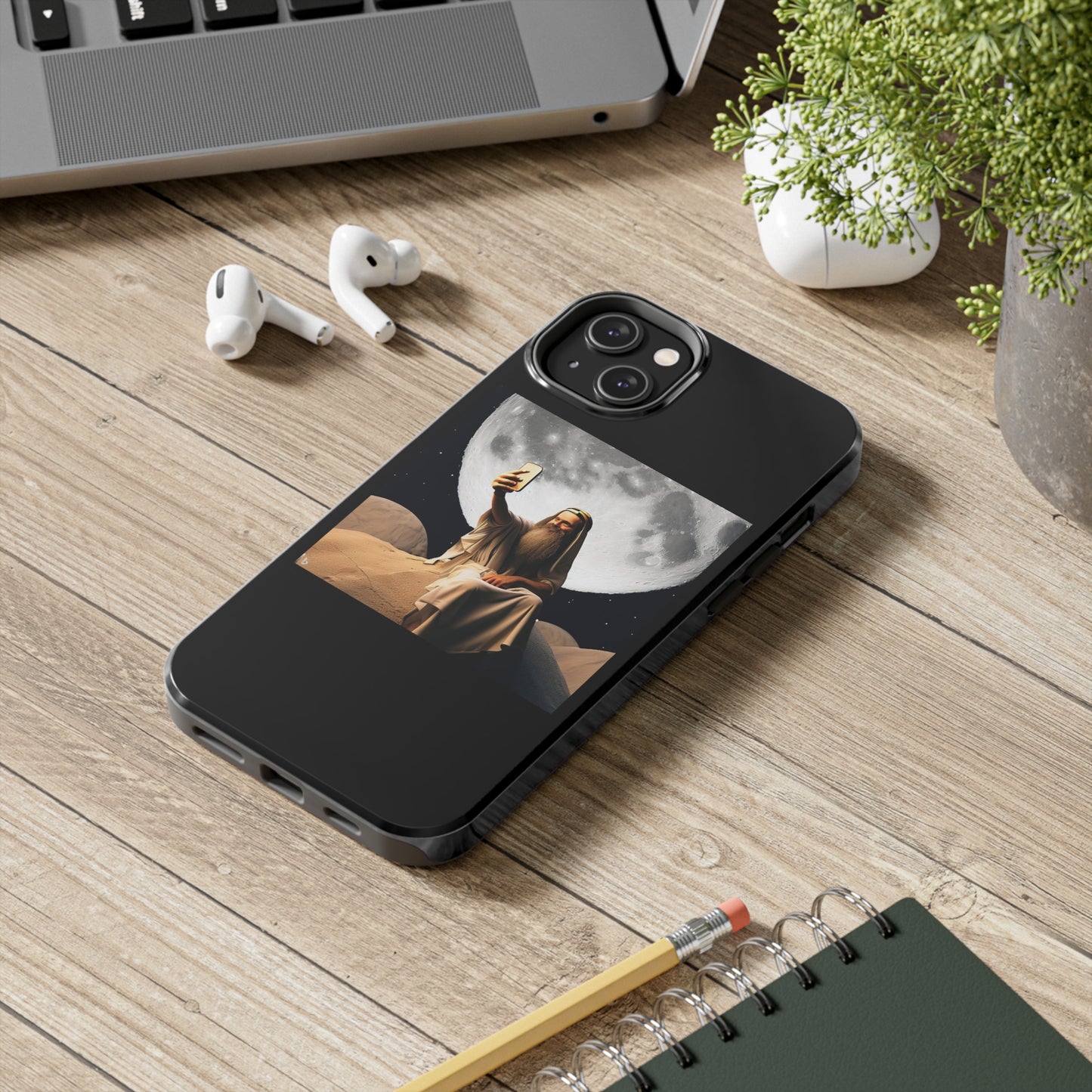 AImagination Collection iPhone Tough Case - "The Old and The New" - The God Ball Originals by Chris Rabalais (2024)