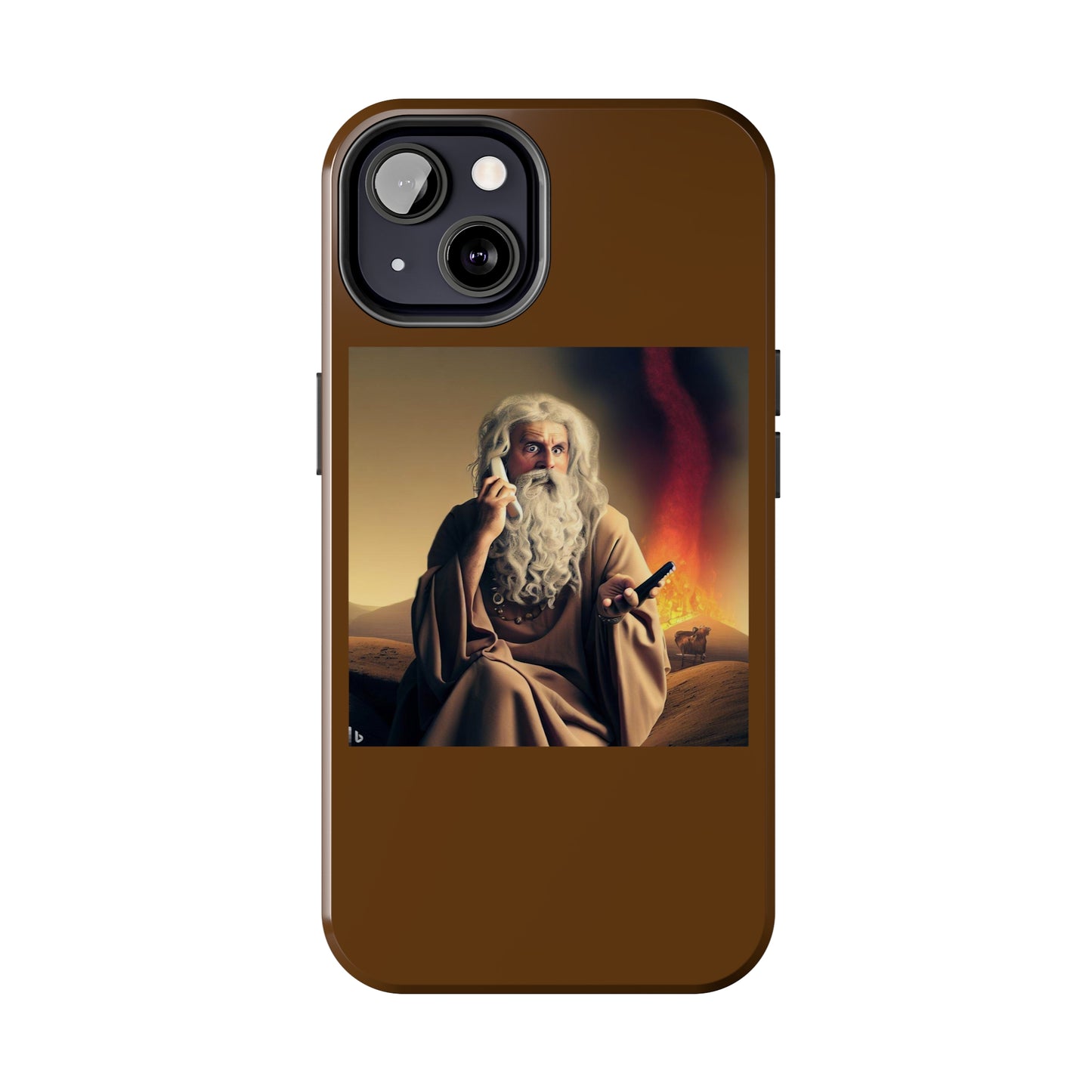 AImagination Collection iPhone Tough Case - "Warning Ignored" - The God Ball Originals by Chris Rabalais (2024)