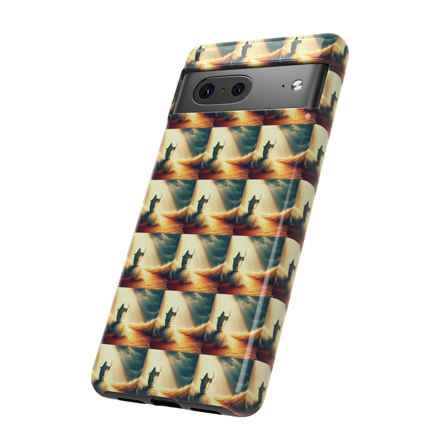 AImagination Collection iPhone Tough Case - "Parting the Sea" - The God Ball Originals by Chris Rabalais (2024)