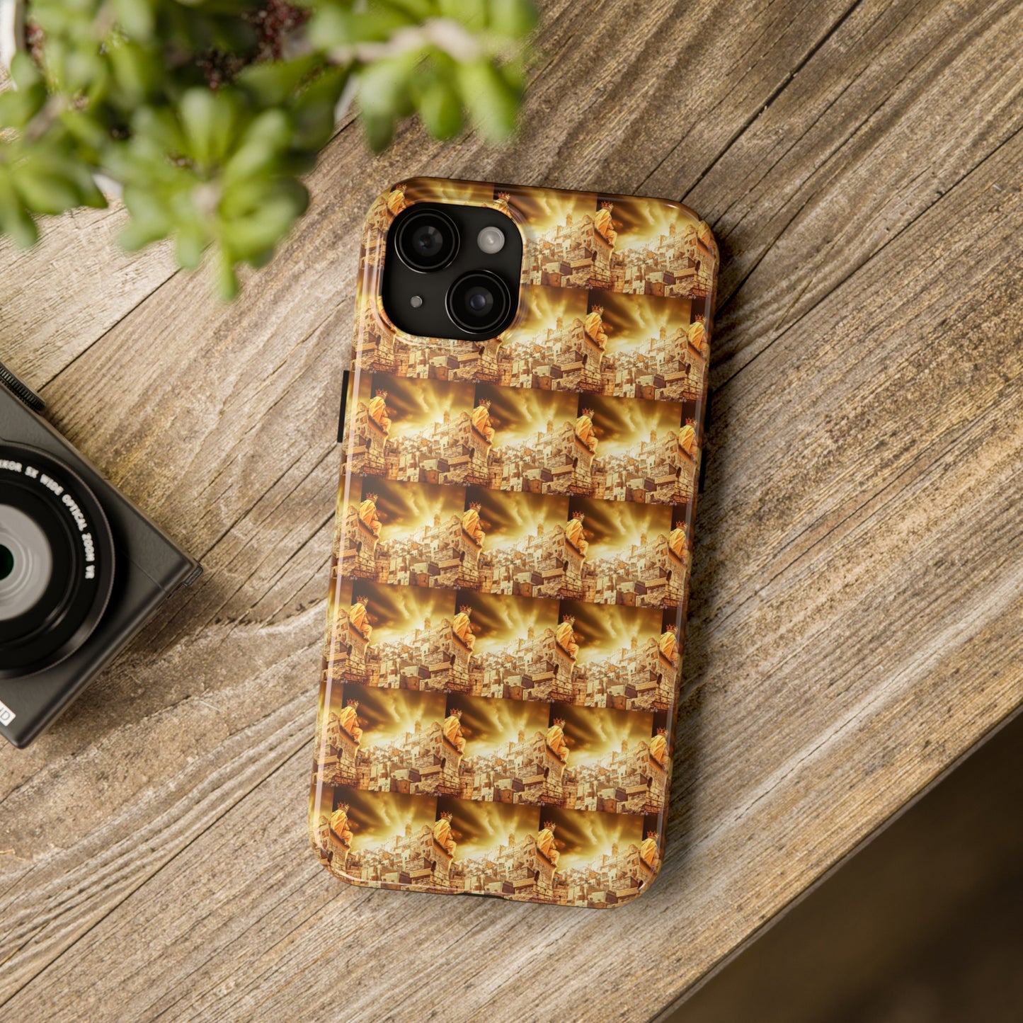 AImagination Collection Apple iPhone Tough Case - "The Golden Kingdom" - The God Ball Originals by Chris Rabalais