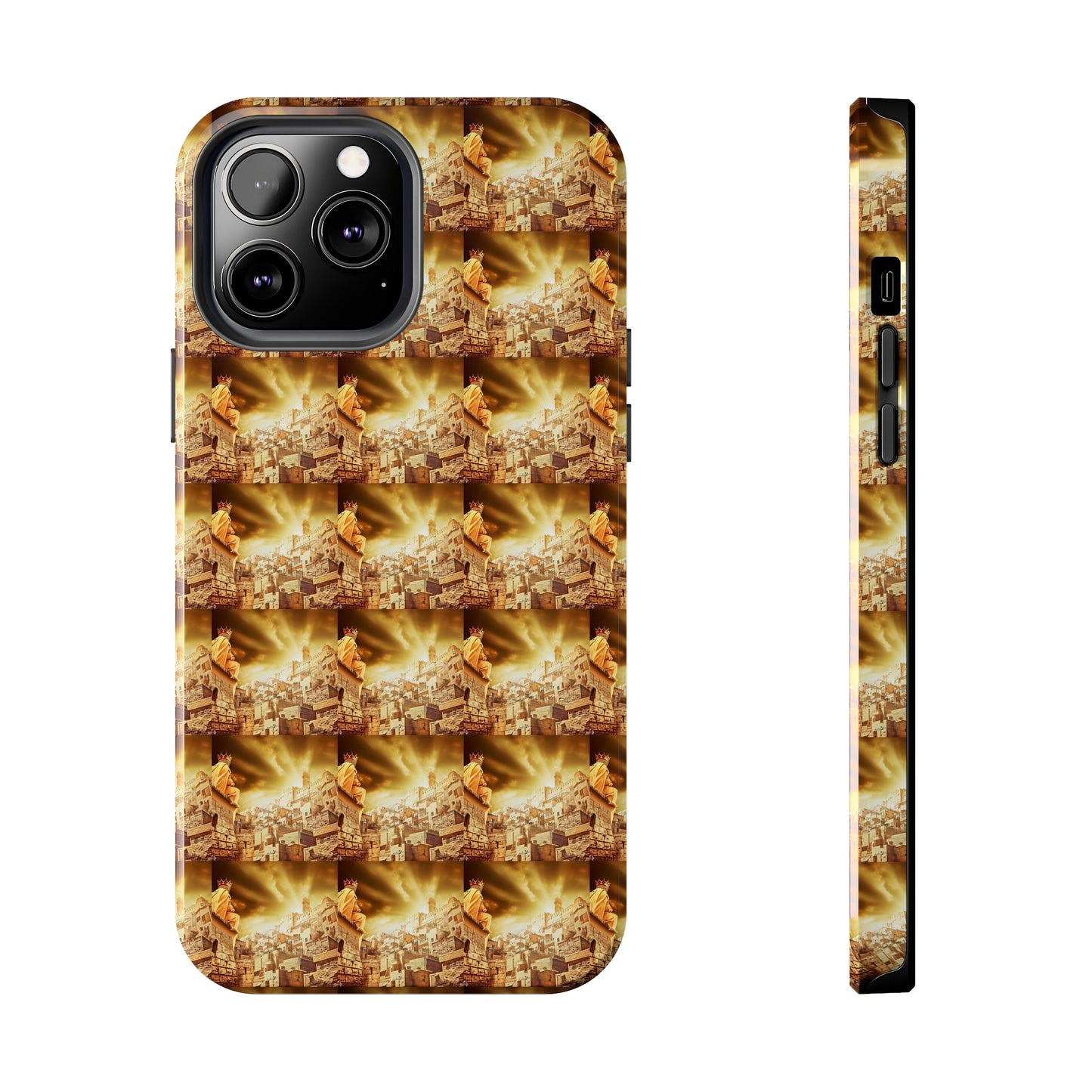 AImagination Collection Apple iPhone Tough Case - "The Golden Kingdom" - The God Ball Originals by Chris Rabalais