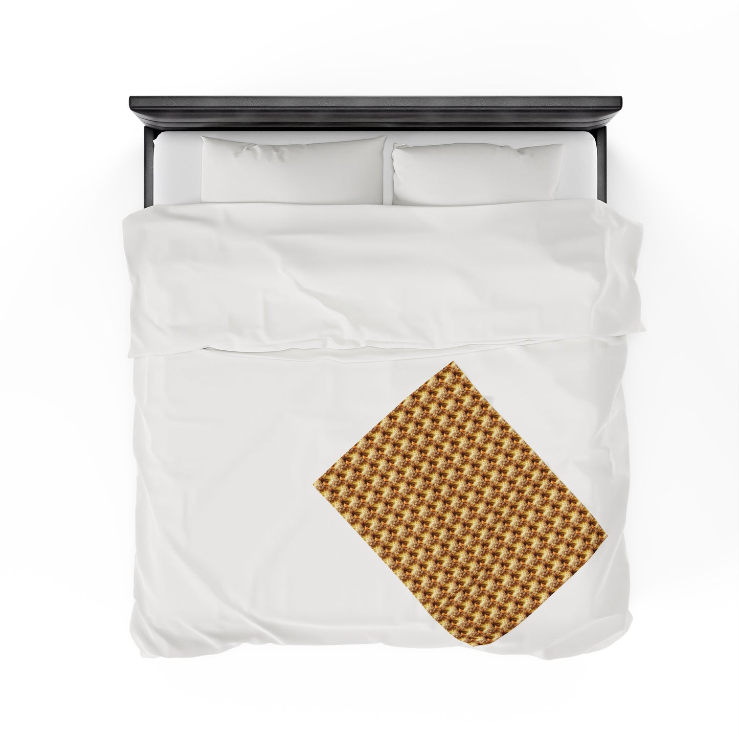 AImagination Collection Velveteen Plush Blanket - "The Golden Kingdom" - The God Ball Originals by Chris Rabalais (2024)