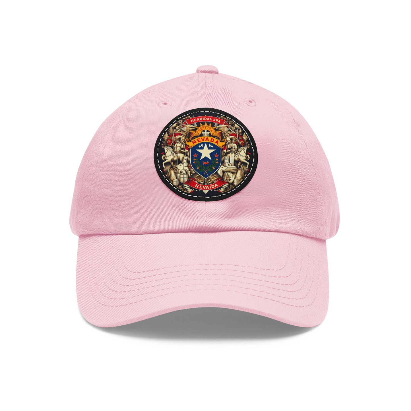 Nevada Vintage Christian Crusader Campaign Hat - Chino Twill Leather Logo - 100% Charity - The God Vote Collection by Chris Rabalais