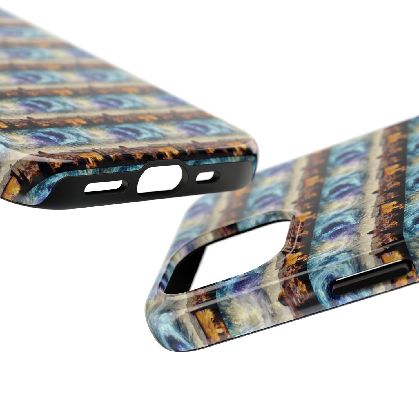 AImagination Collection iPhone Tough Case - "Starry Jerusalem" - The God Ball Originals by Chris Rabalais (2024)