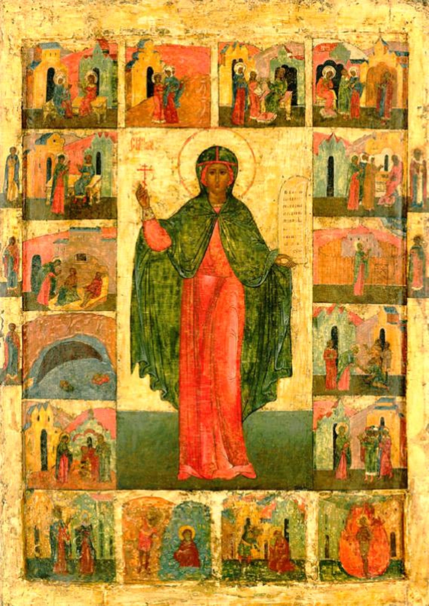 Saint Anastasia the Roman Byzantine Orthodox Icon 3rd Century October 29 Feast Home Tapestry Catholic Christian Bible Scripture Christ Gift