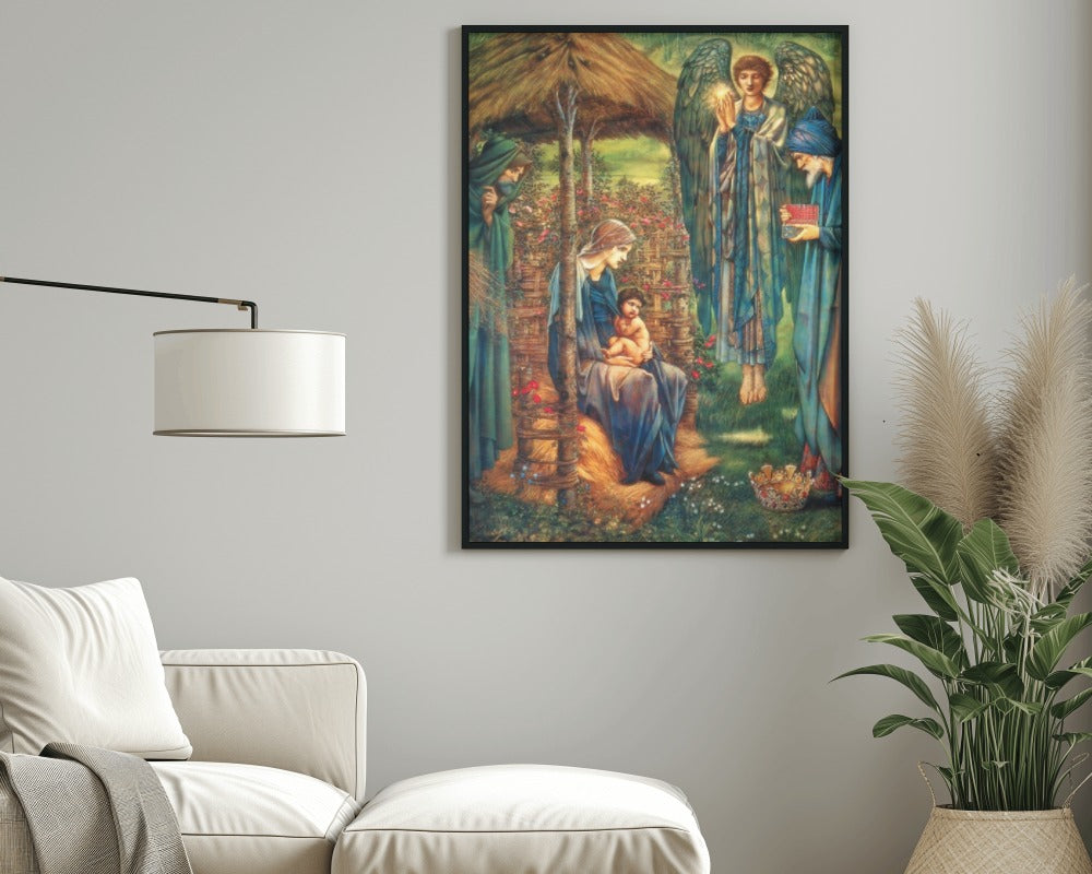 The Star of Bethlehem by Edward Burne-Jones 1890 Water Color Painting Tapestry Catholic Christian Orthodox Icon Bible Scripture Christ Gift
