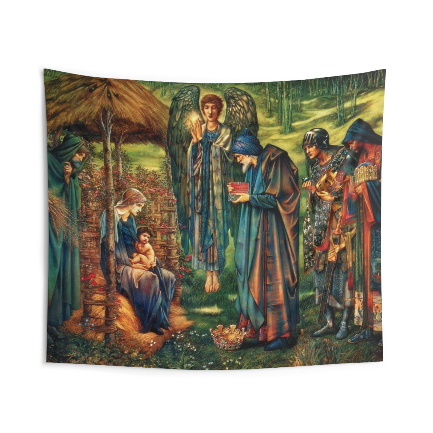 The Star of Bethlehem by Edward Burne-Jones 1890 Water Color Painting Tapestry Catholic Christian Orthodox Icon Bible Scripture Christ Gift