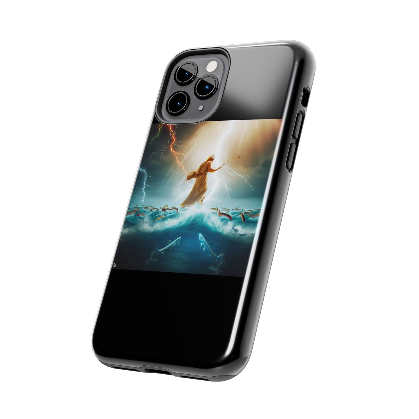 AImagination Collection iPhone Tough Case - "Fishing" - The God Ball Originals by Chris Rabalais (2024)