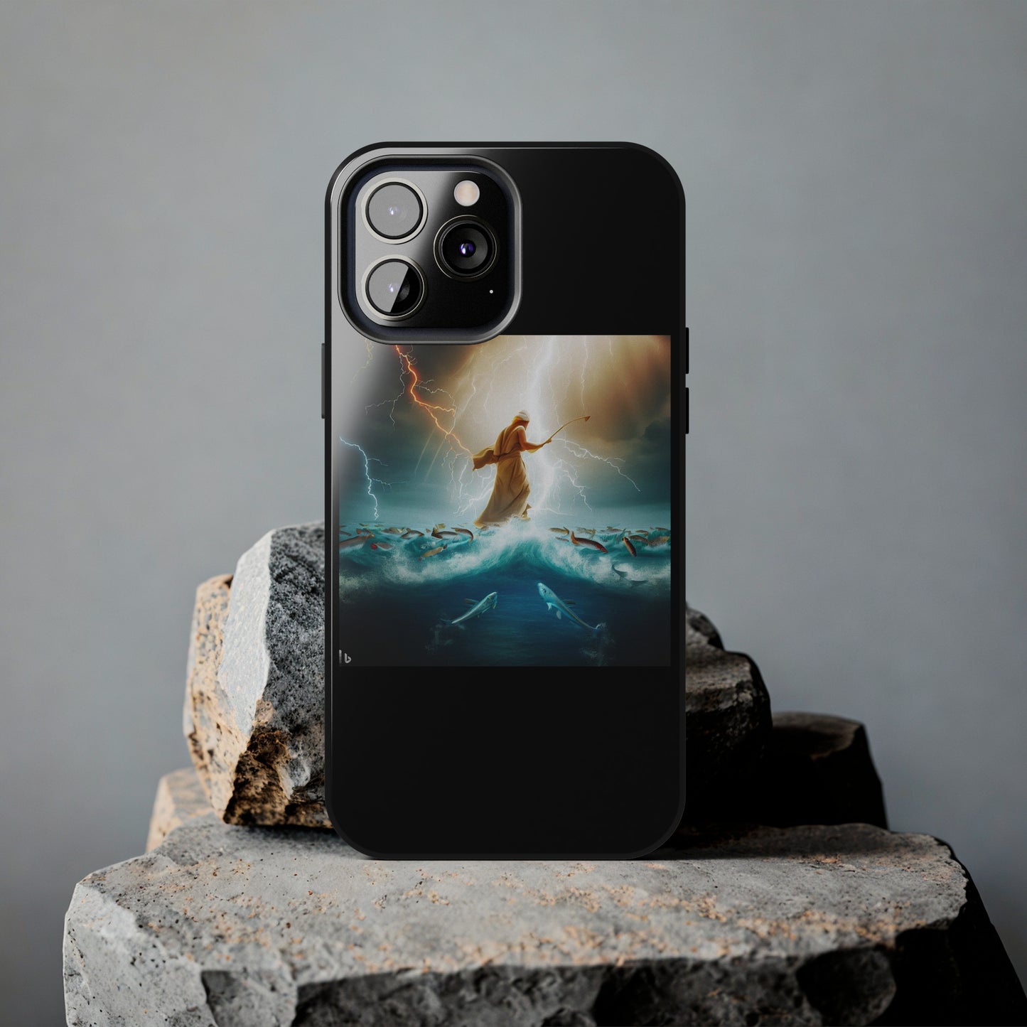 AImagination Collection iPhone Tough Case - "Fishing" - The God Ball Originals by Chris Rabalais (2024)