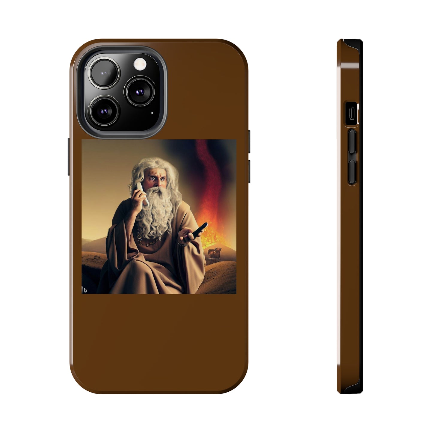 AImagination Collection iPhone Tough Case - "Warning Ignored" - The God Ball Originals by Chris Rabalais (2024)