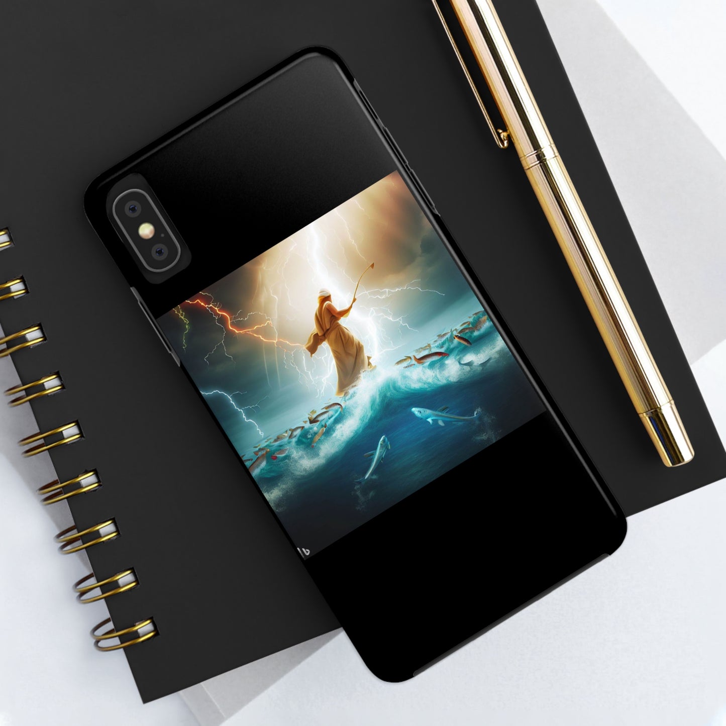 AImagination Collection iPhone Tough Case - "Fishing" - The God Ball Originals by Chris Rabalais (2024)