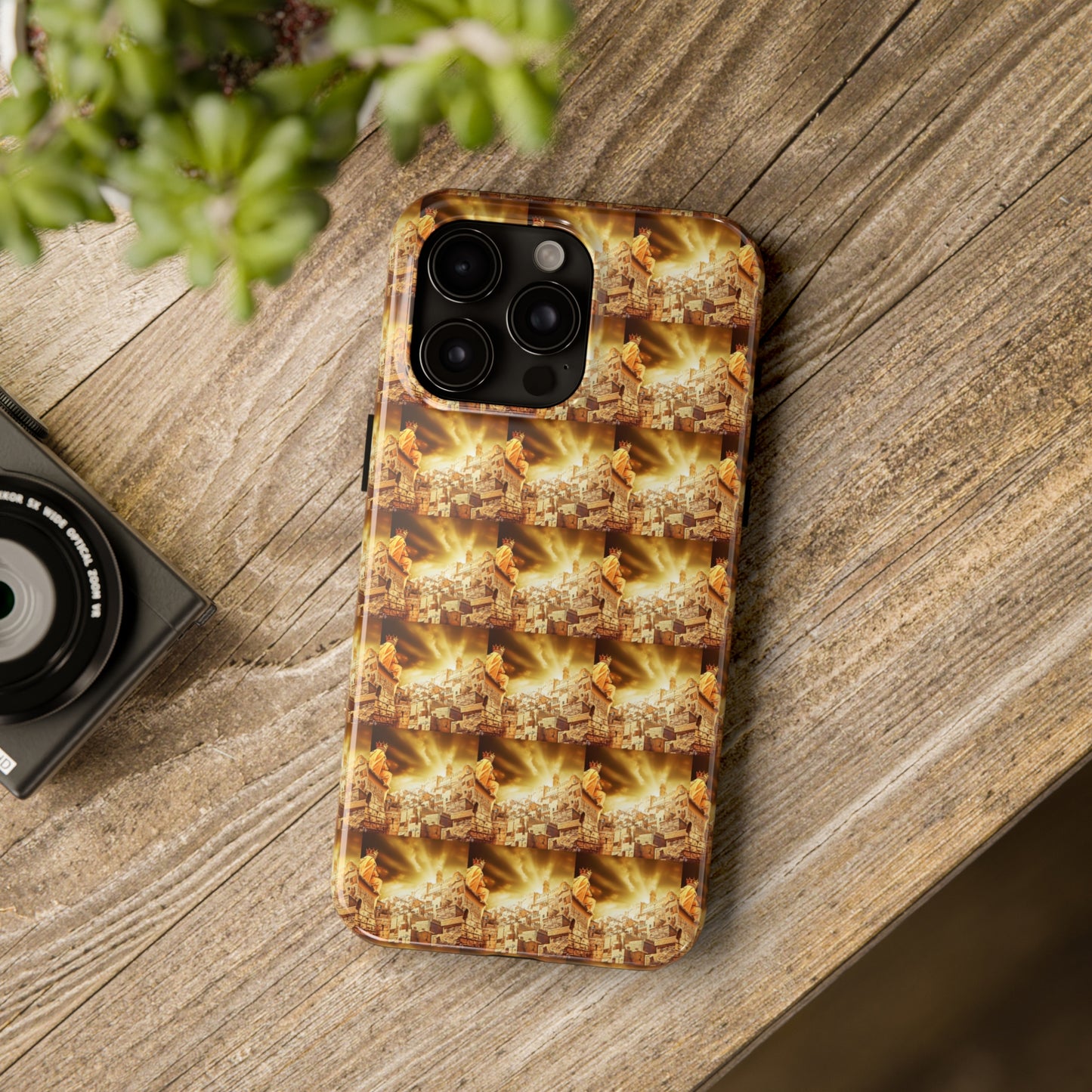 AImagination Collection Apple iPhone Tough Case - "The Golden Kingdom" - The God Ball Originals by Chris Rabalais