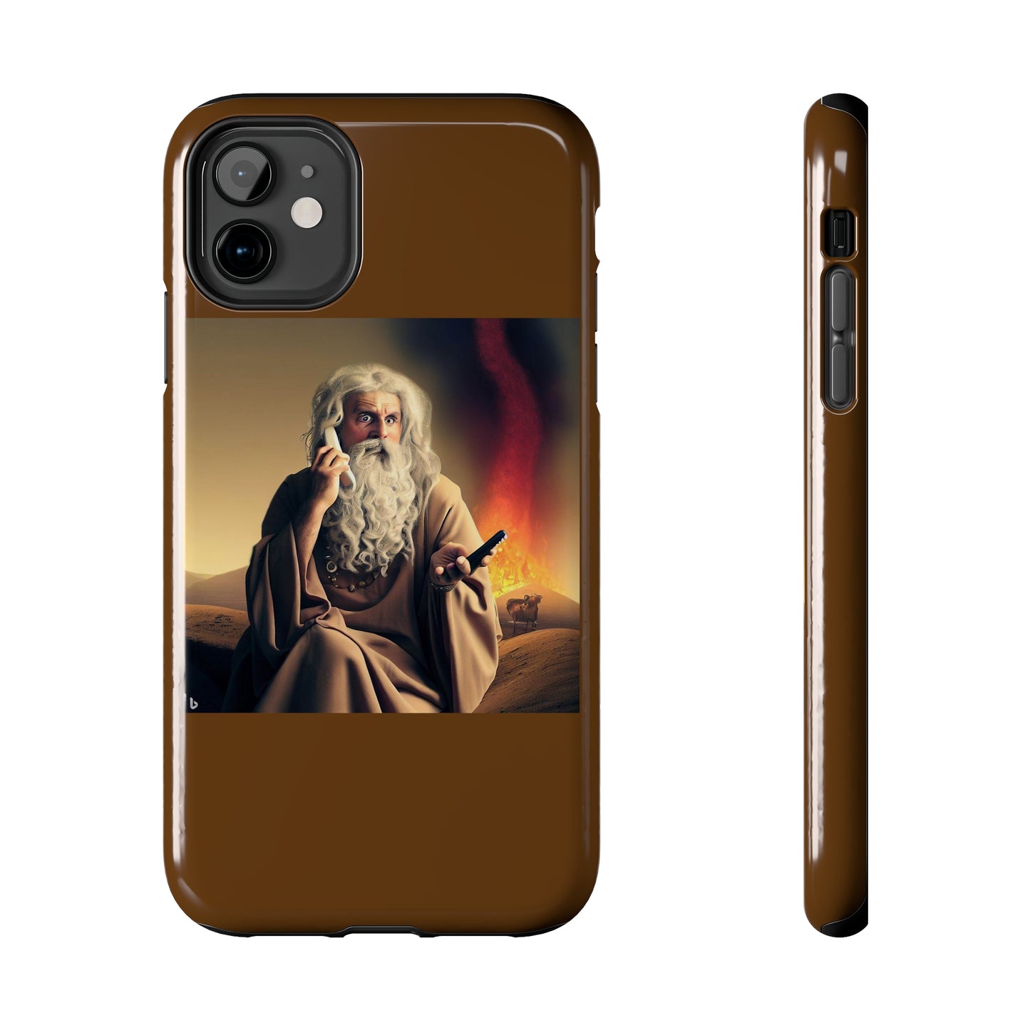 AImagination Collection iPhone Tough Case - "Warning Ignored" - The God Ball Originals by Chris Rabalais (2024)