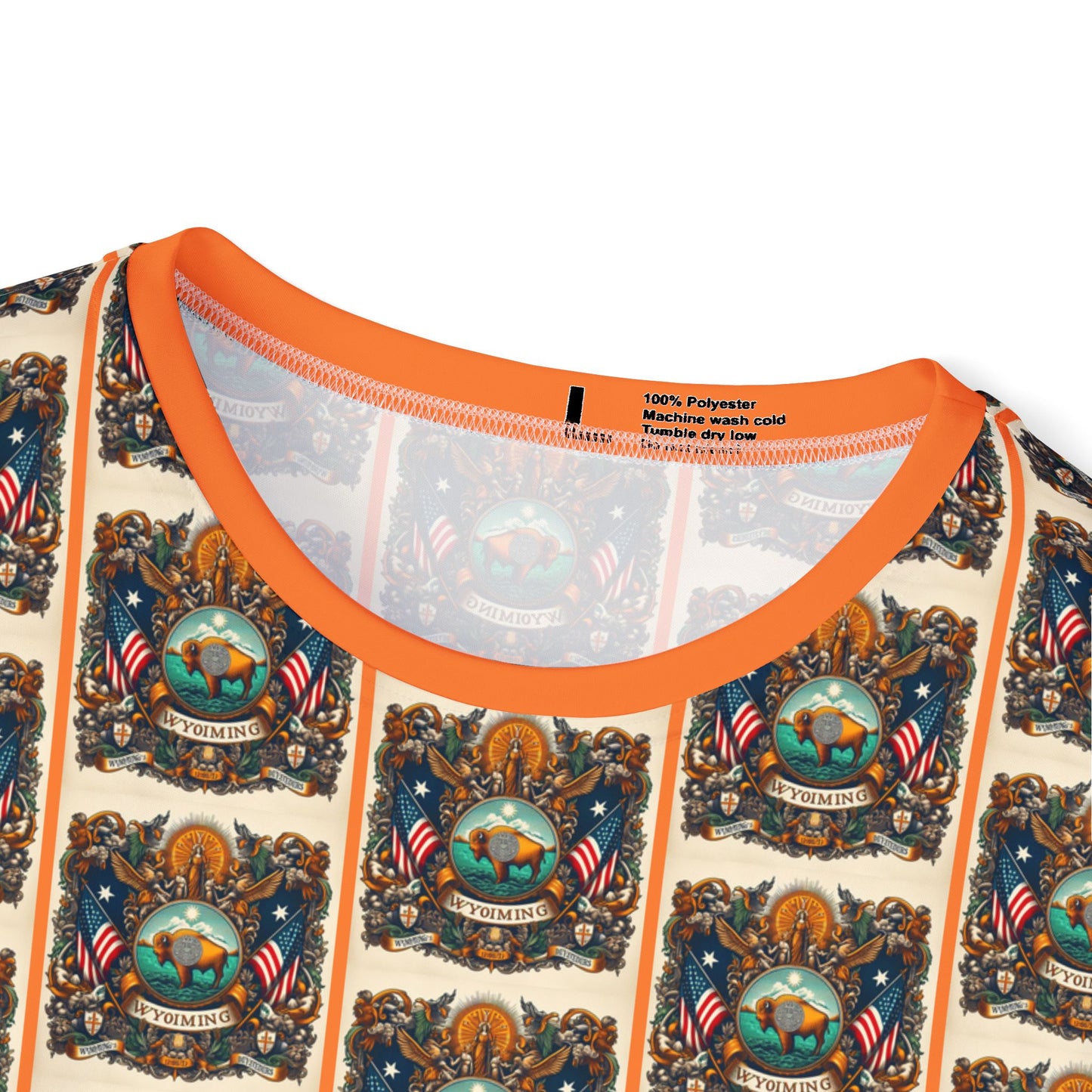 Wyoming Vintage Christian Crusader - Premium Sports Jersey - USA - 100% Charity Benefit - The God Vote Collection by Chris Rabalais