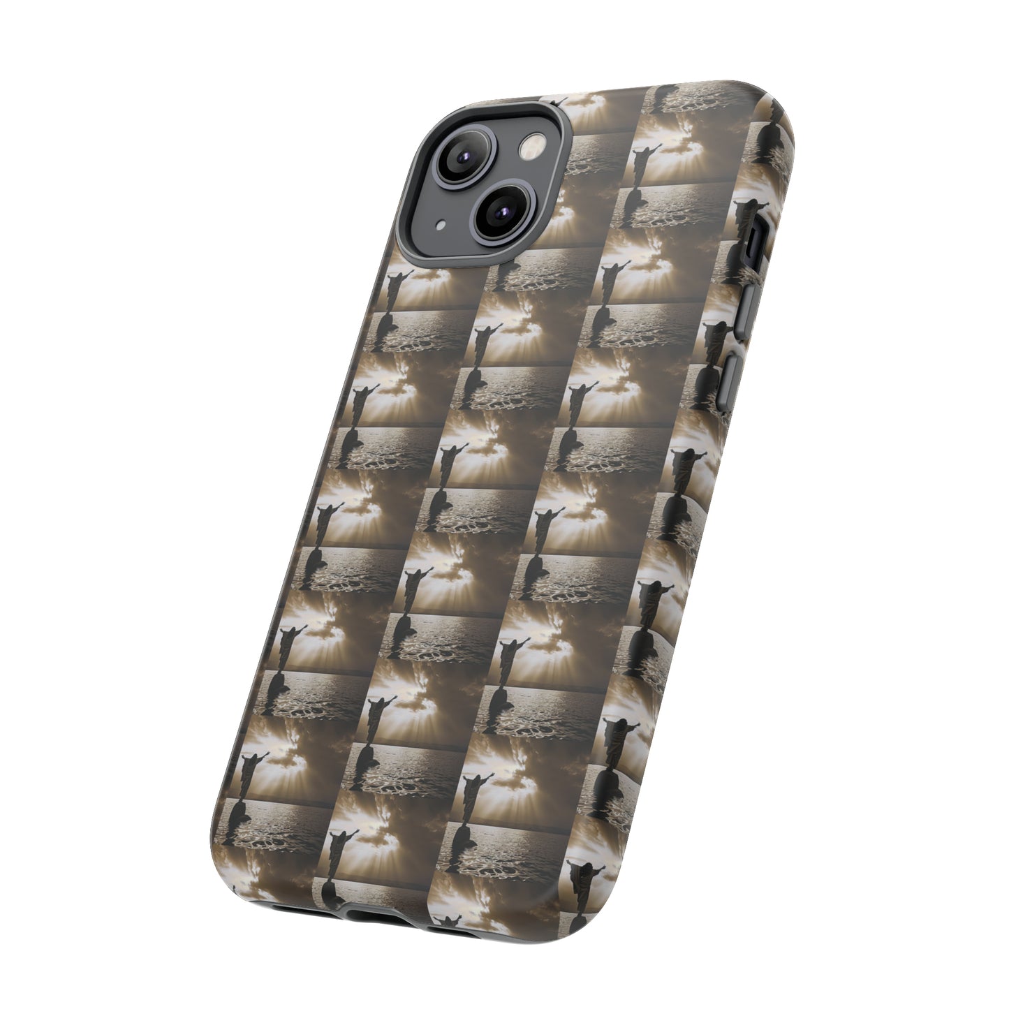 AImagination Collection iPhone Tough Case - "Here I Am" - The God Ball Originals by Chris Rabalais (2024)