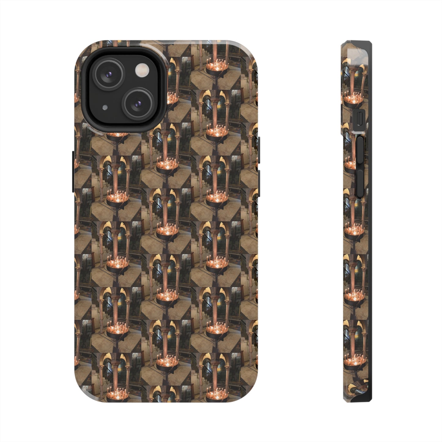 Holy Land Origins Apple iPhone Tough Case - Church of the Holy Sepulchre at Jerusalem - The God Ball Originals by Chris Rabalais (2024)