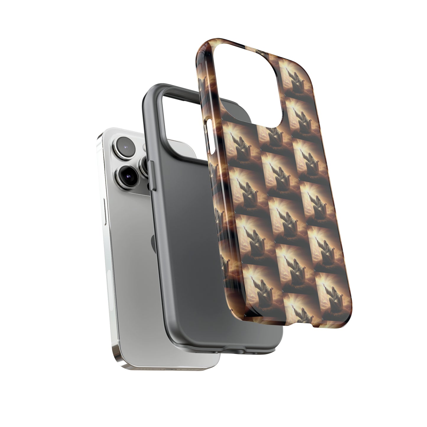 AImagination Collection iPhone Tough Case - "Let There Be Light" - The God Ball Originals by Chris Rabalais (2024)