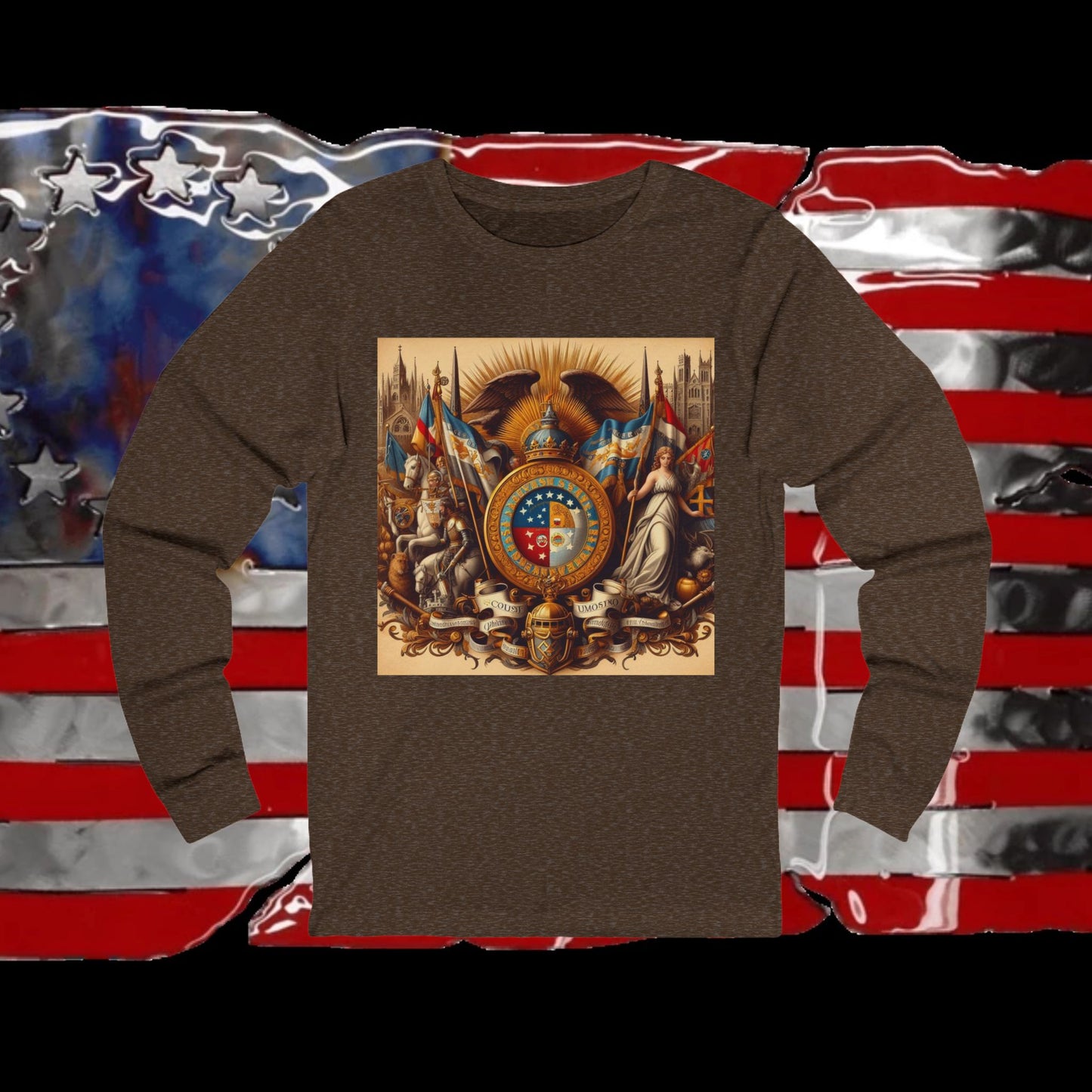Missouri Vintage Christian Crusader - Premium Unisex Long Sleeve Jersey Tee - 100% Charity - The God Vote Collection by Chris Rabalais