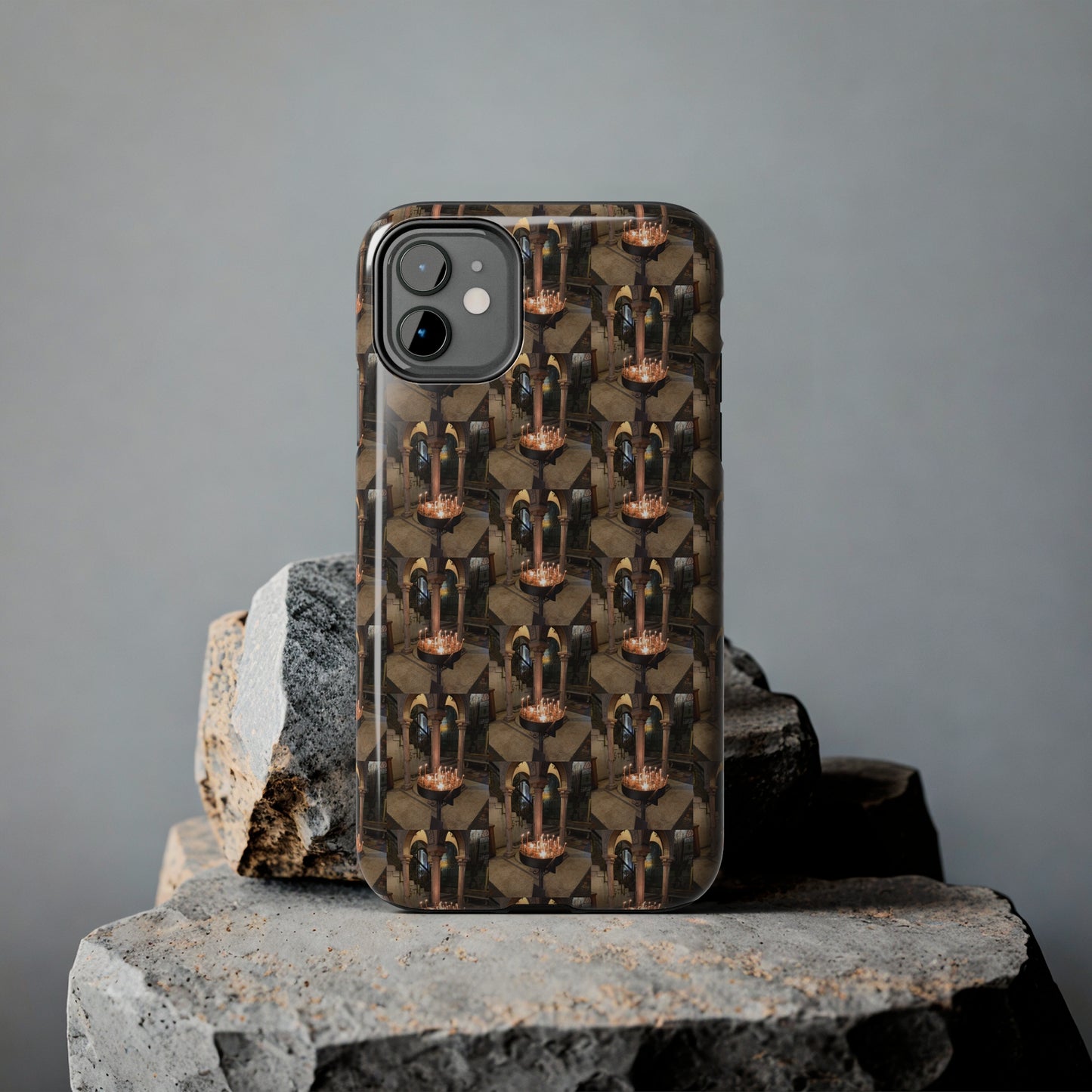 Holy Land Origins Apple iPhone Tough Case - Church of the Holy Sepulchre at Jerusalem - The God Ball Originals by Chris Rabalais (2024)