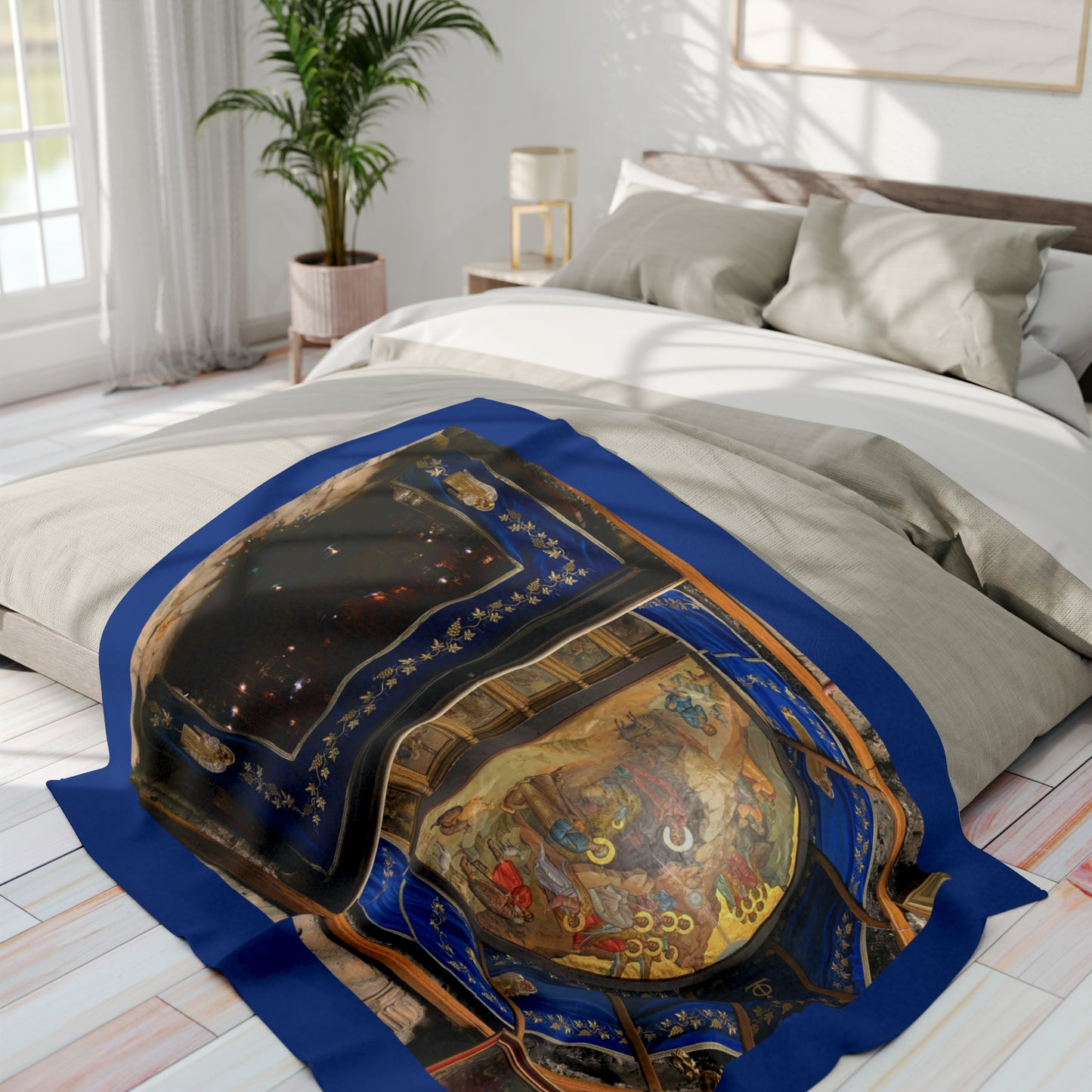 Holy Land Origins Arctic Fleece Blanket - Church of the Nativity at Bethlehem - The God Ball Originals by Chris Rabalais (2024)