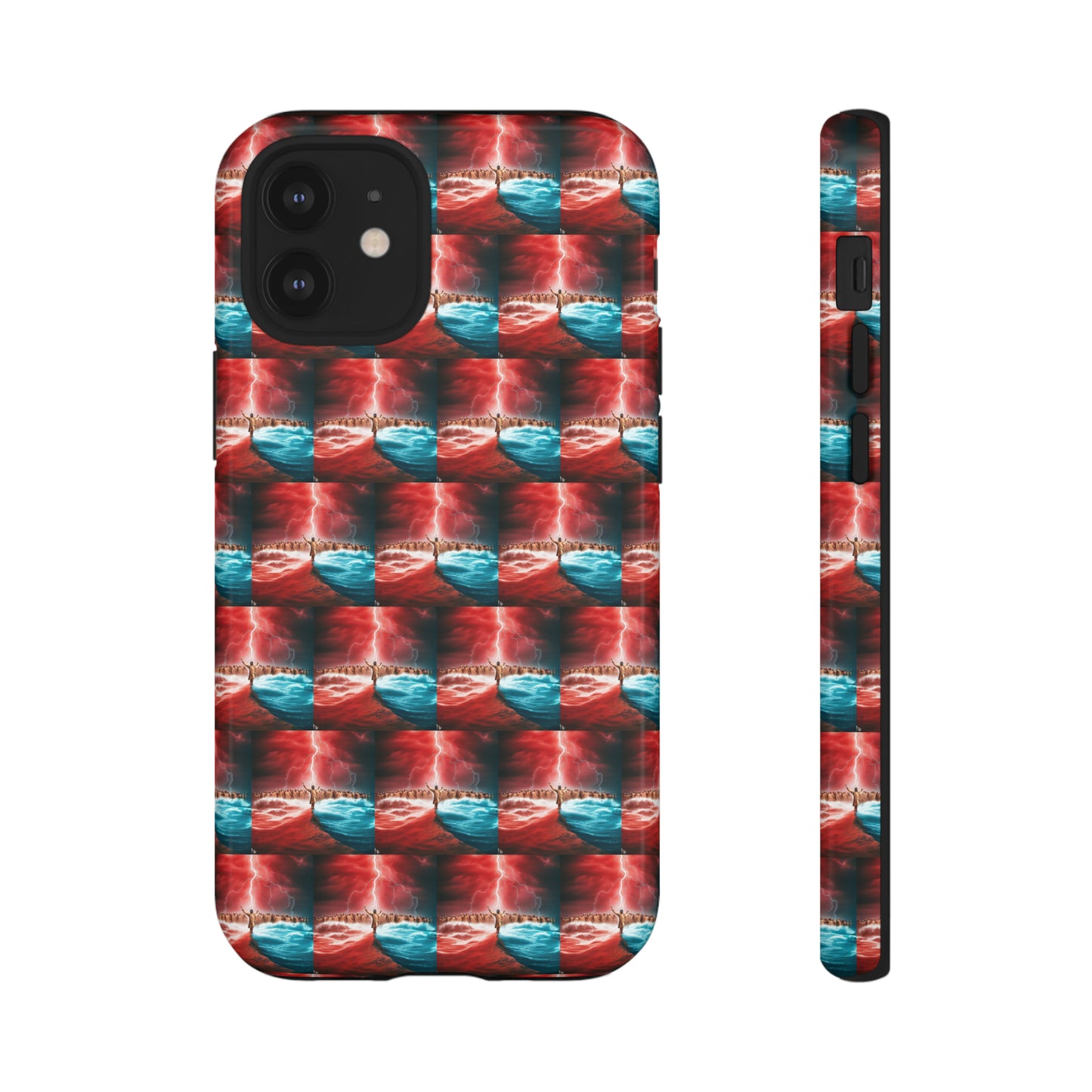 AImagination Collection iPhone Tough Case - "Standing in the Gap" - The God Ball Originals by Chris Rabalais (2024)