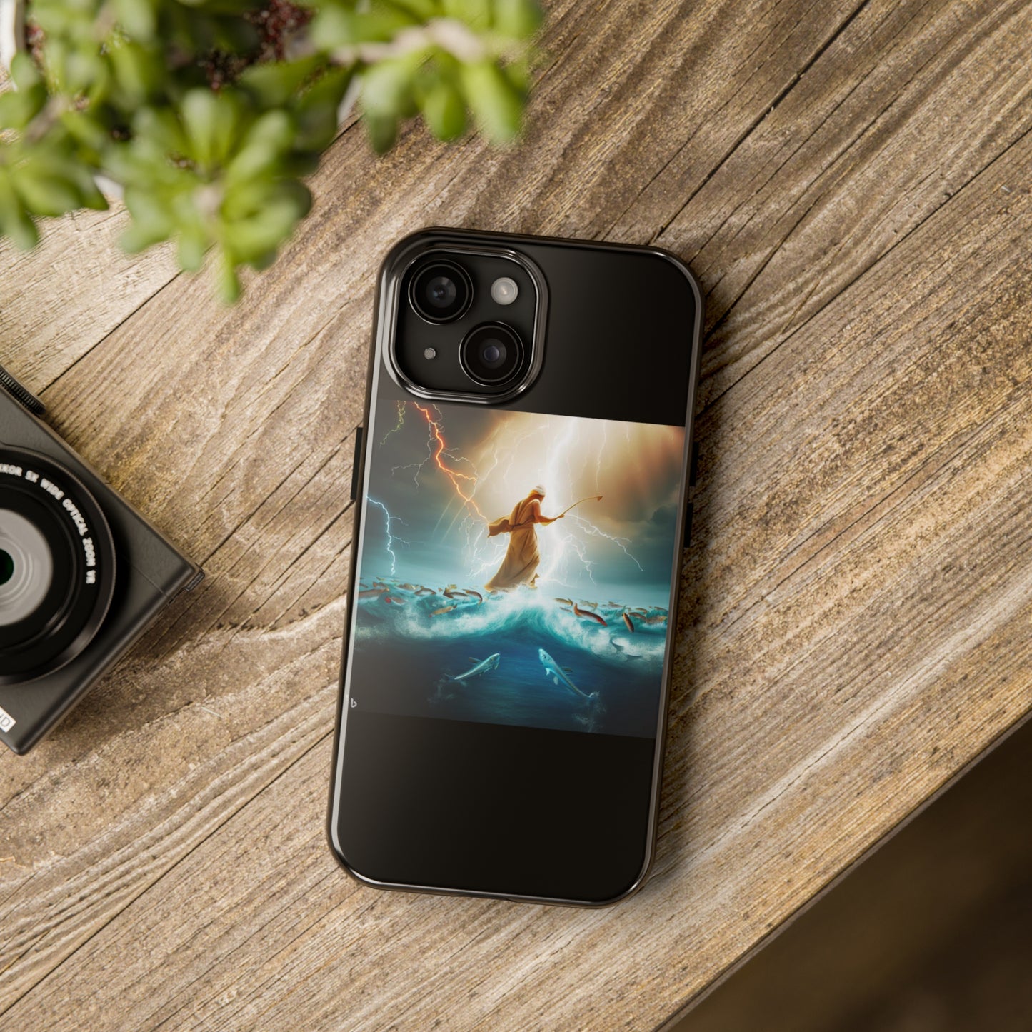 AImagination Collection iPhone Tough Case - "Fishing" - The God Ball Originals by Chris Rabalais (2024)