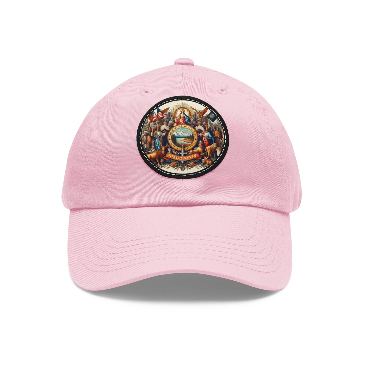 Idaho Vintage Christian Crusader Campaign Hat - Chino Twill Leather Logo - 100% Charity - The God Vote Collection by Chris Rabalais