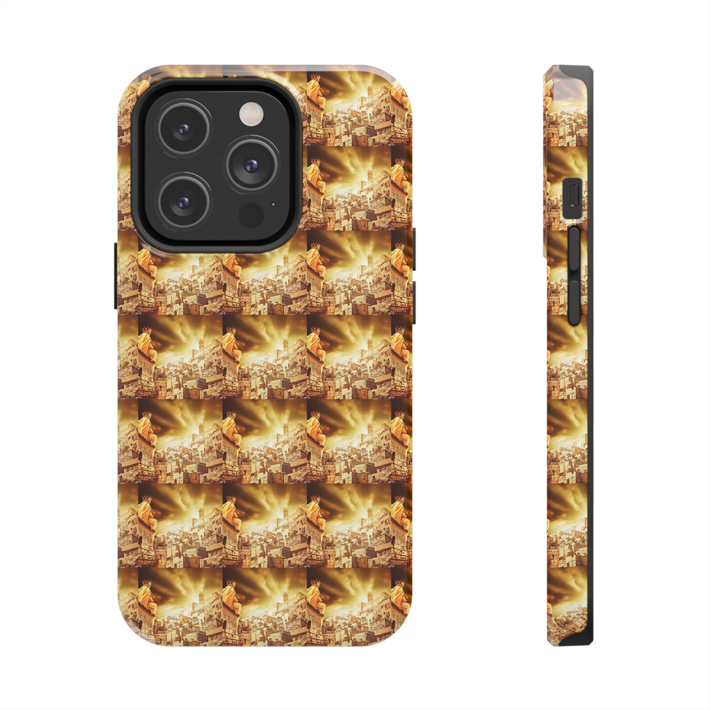 AImagination Collection Apple iPhone Tough Case - "The Golden Kingdom" - The God Ball Originals by Chris Rabalais
