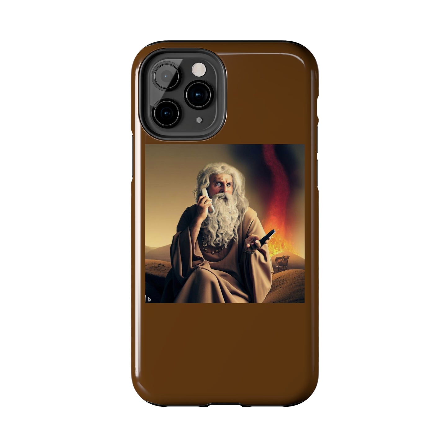 AImagination Collection iPhone Tough Case - "Warning Ignored" - The God Ball Originals by Chris Rabalais (2024)