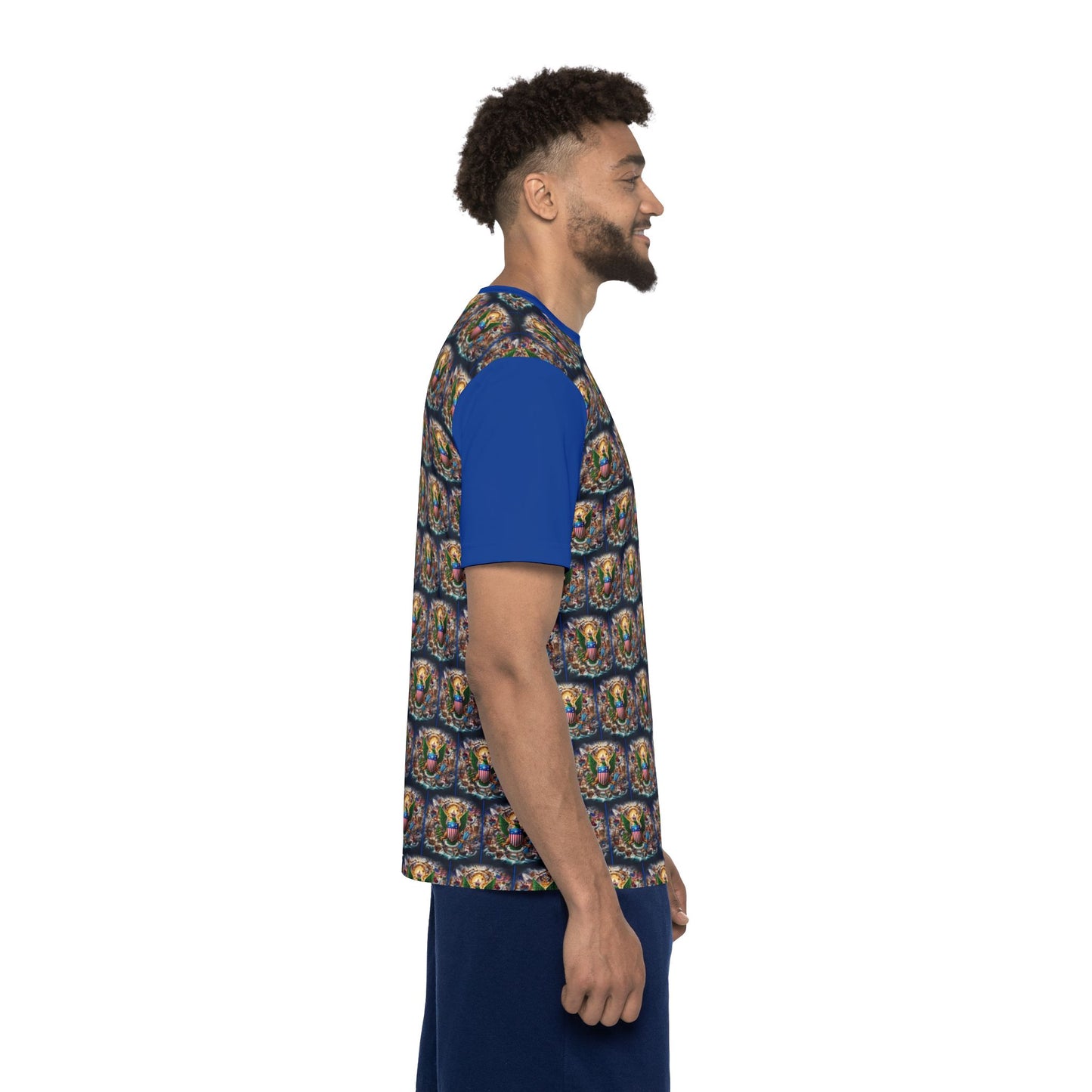 Virgin Islands Vintage Christian Crusader - Premium Sports Jersey - USA - 100% Charity Benefit - The God Vote Collection by Chris Rabalais