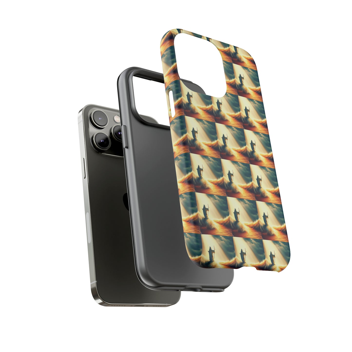 AImagination Collection iPhone Tough Case - "Parting the Sea" - The God Ball Originals by Chris Rabalais (2024)