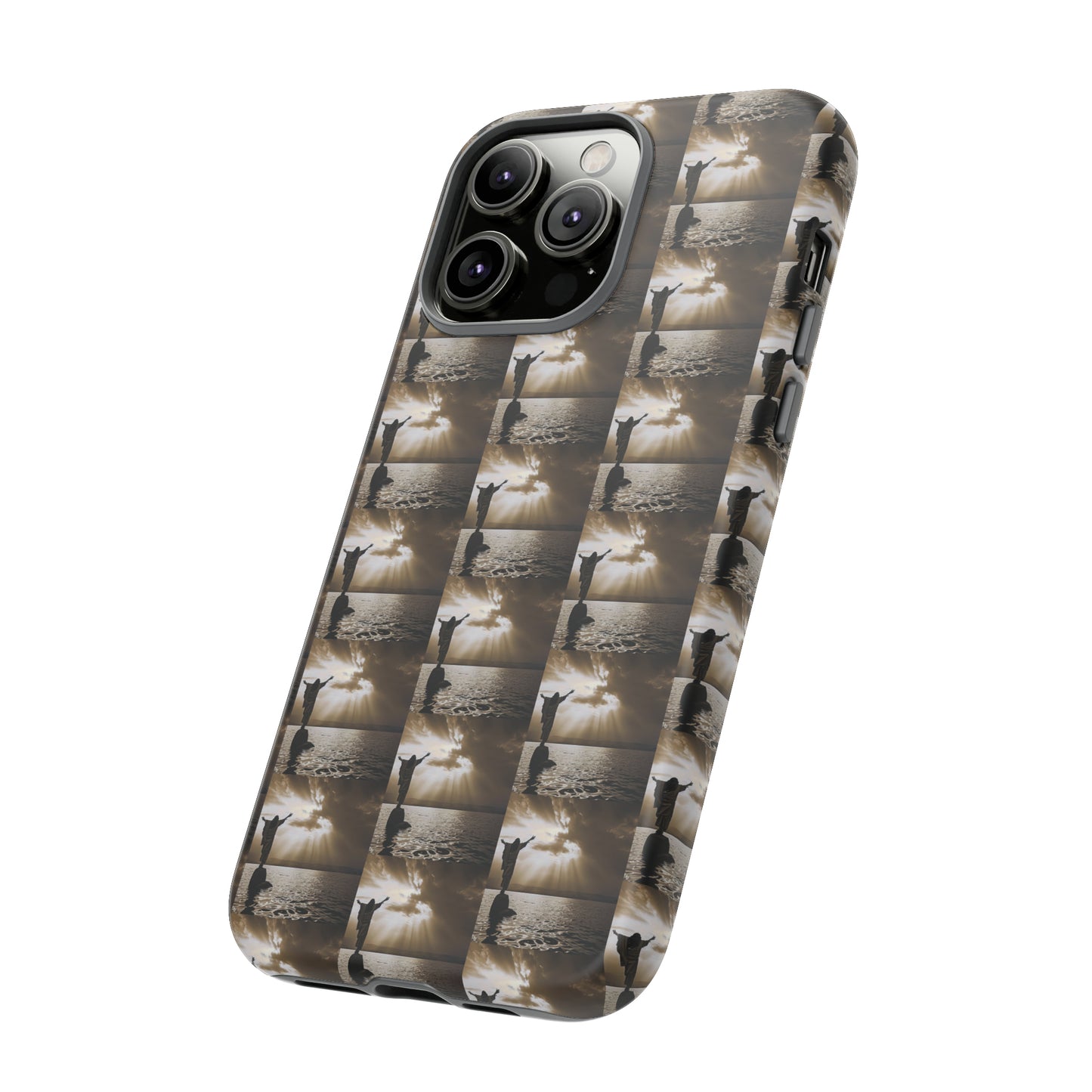AImagination Collection iPhone Tough Case - "Here I Am" - The God Ball Originals by Chris Rabalais (2024)