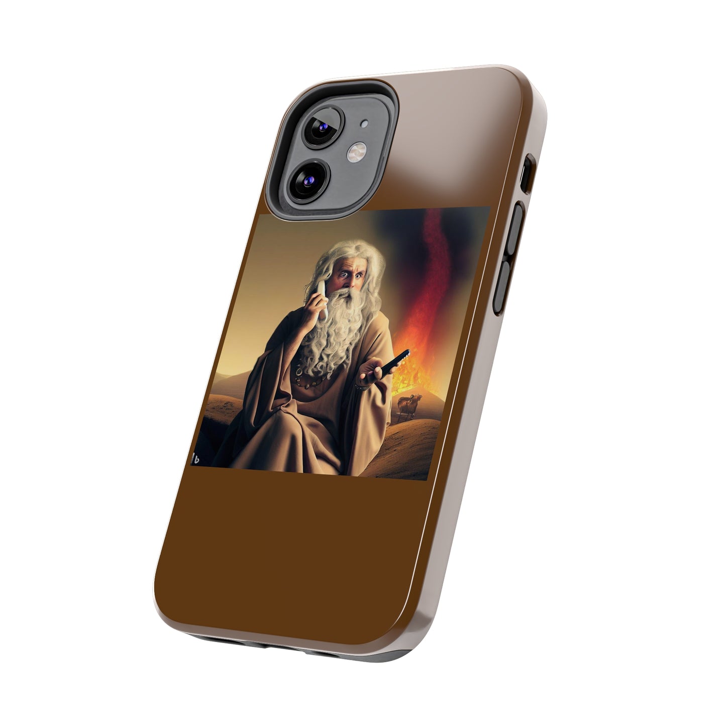 AImagination Collection iPhone Tough Case - "Warning Ignored" - The God Ball Originals by Chris Rabalais (2024)