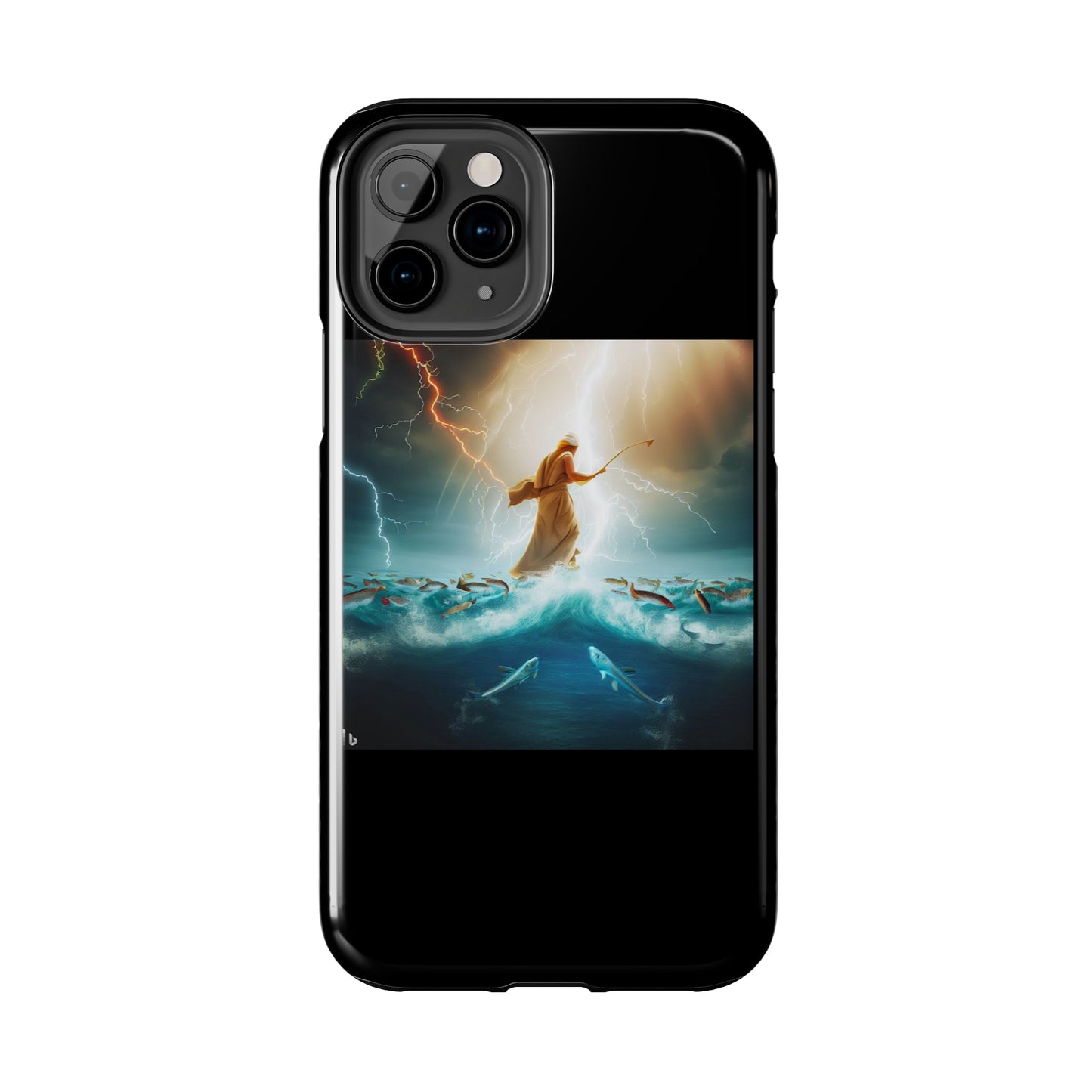 AImagination Collection iPhone Tough Case - "Fishing" - The God Ball Originals by Chris Rabalais (2024)